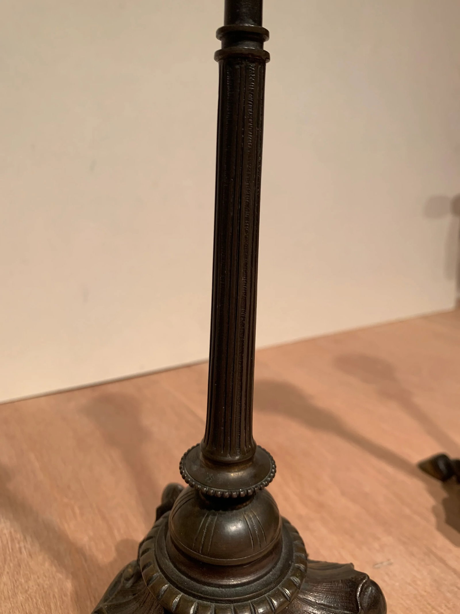Vintage Brass Candlesticks- a Pair - 9