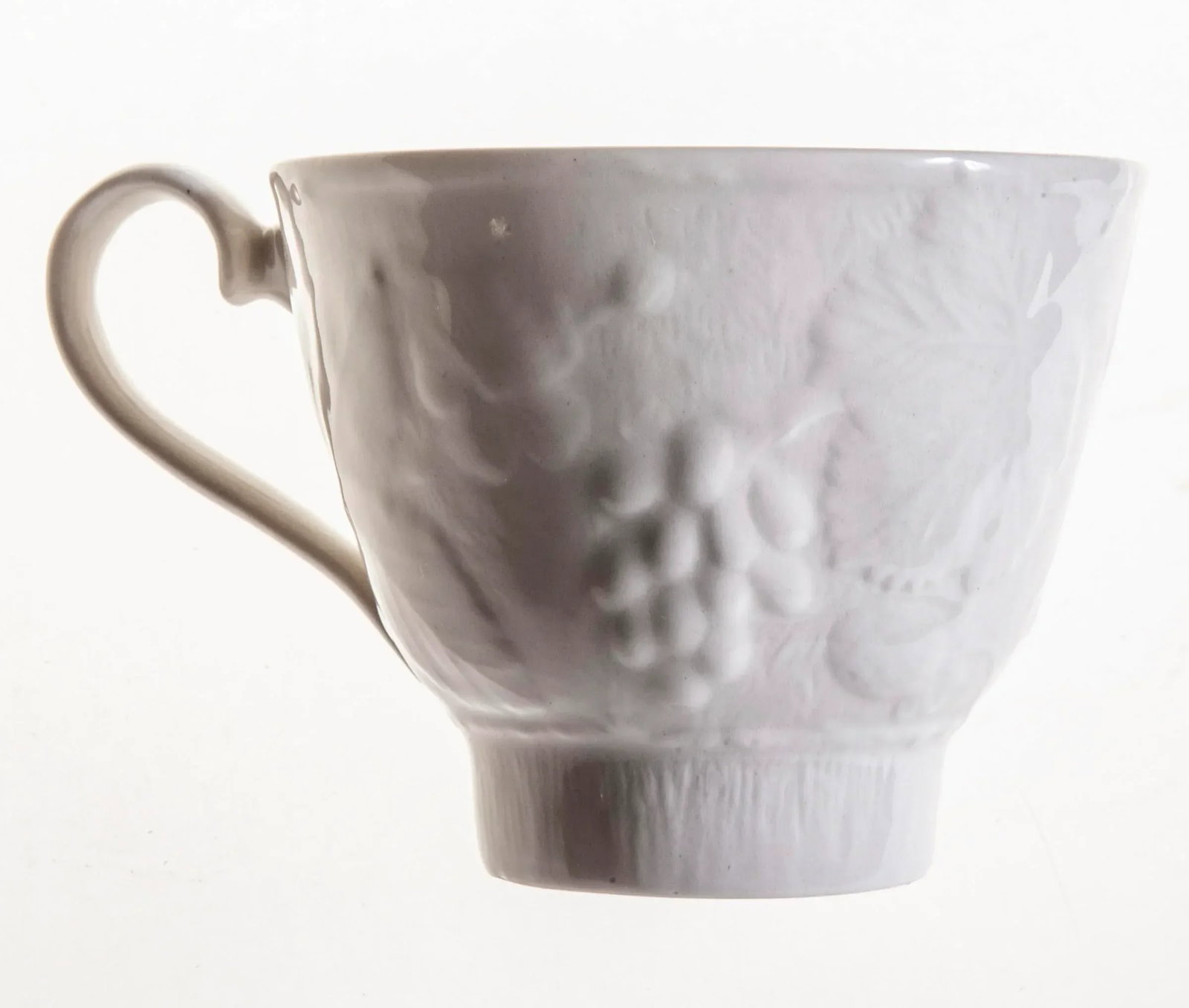 Burgess & Leigh English Ironstone Footed Teacups & Saucers Set/9 - 10