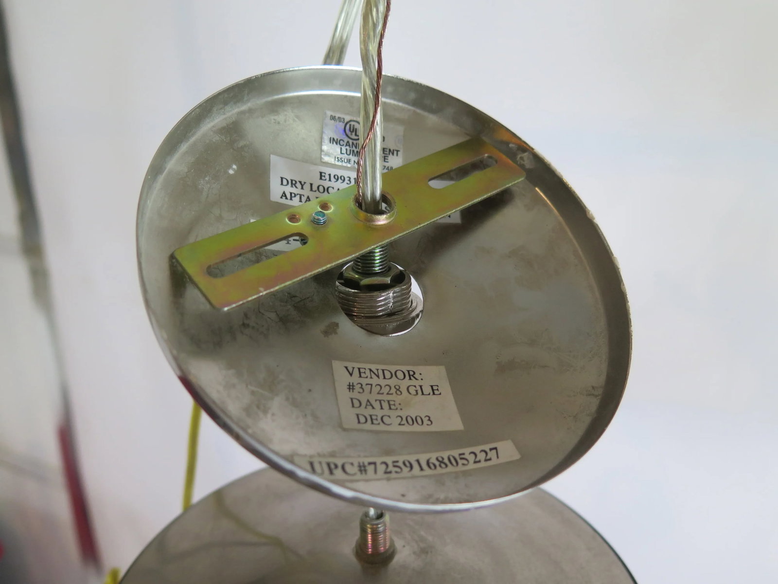Large Vintage 1990s Stainless Steel Pendant - 3