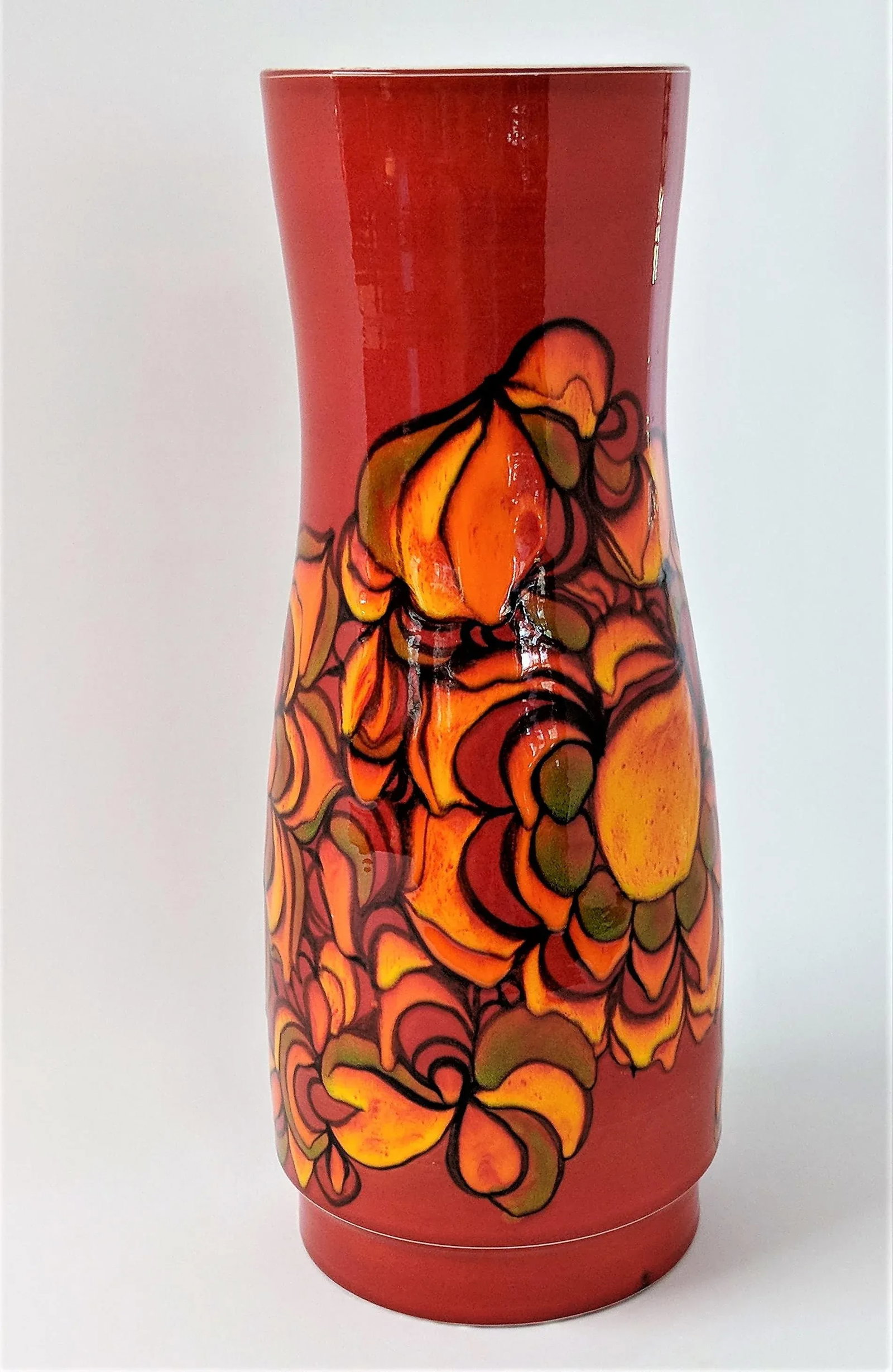 1980s Contemporary Poole Delphis Ceramic Vase - 2