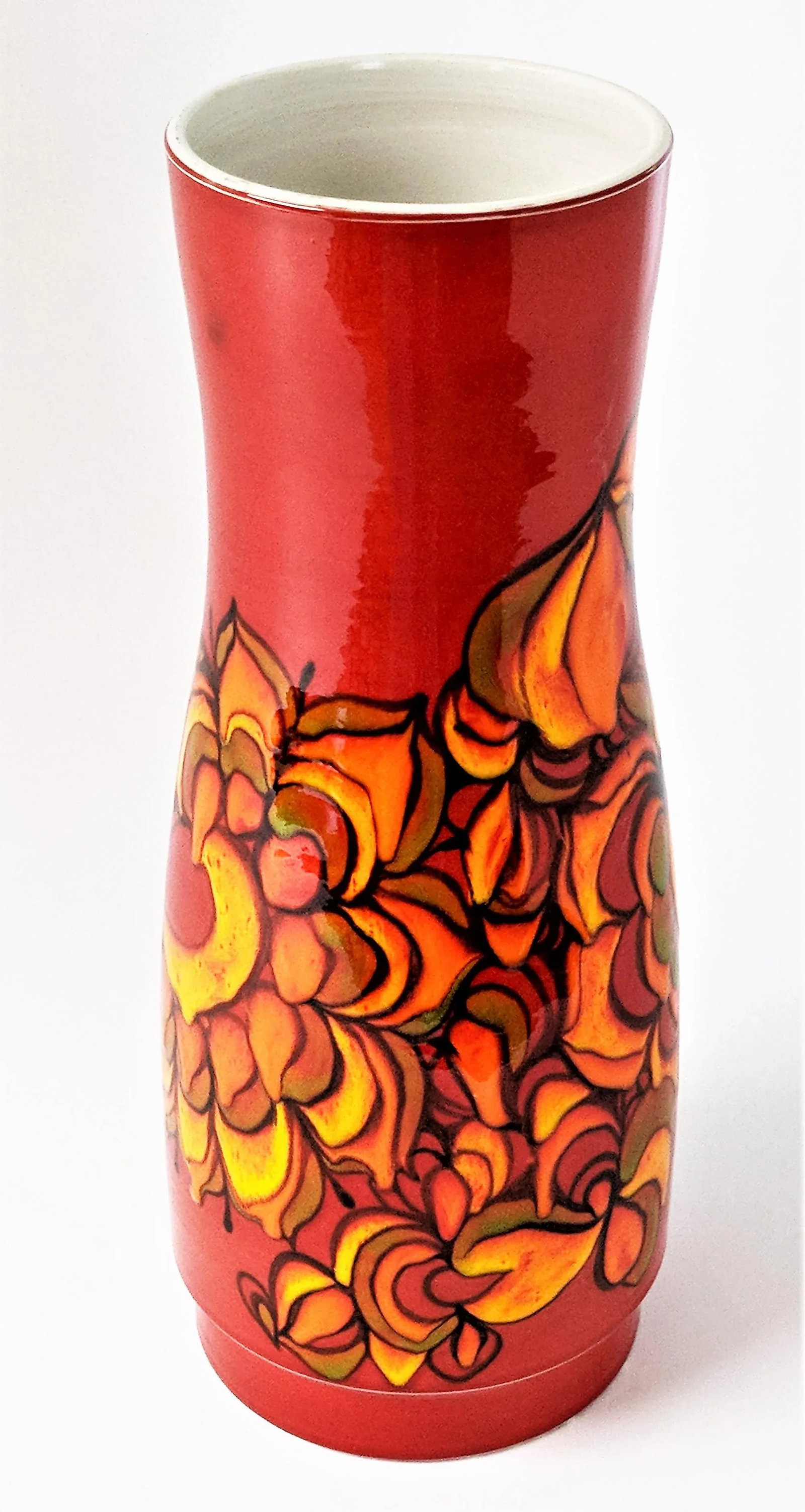 1980s Contemporary Poole Delphis Ceramic Vase - 3