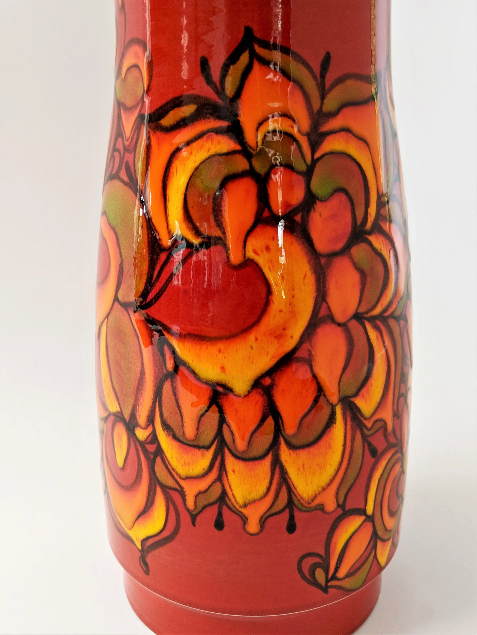 1980s Contemporary Poole Delphis Ceramic Vase - 8
