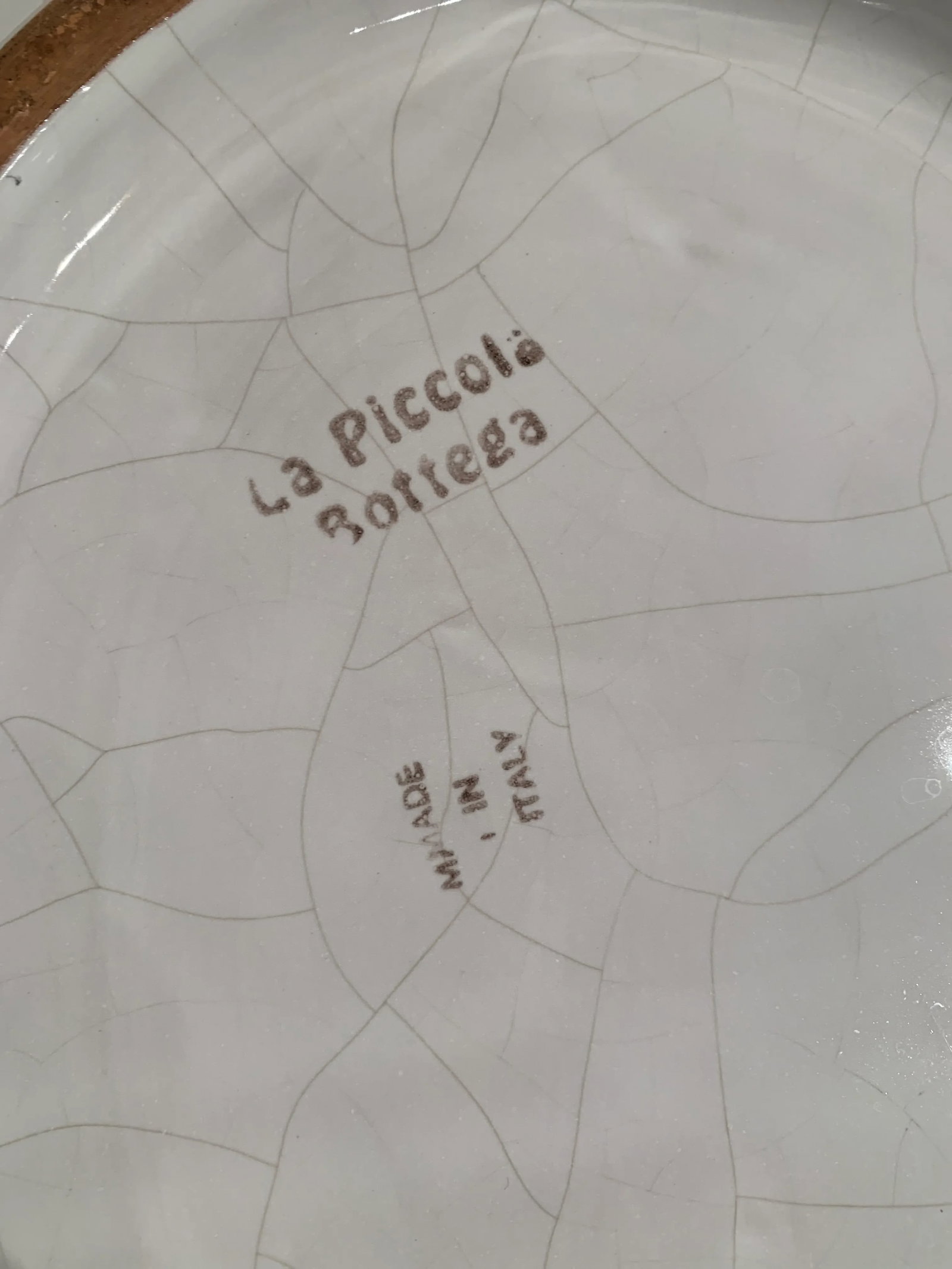 Vintage Italian Crackled Ceramic Platter - 5