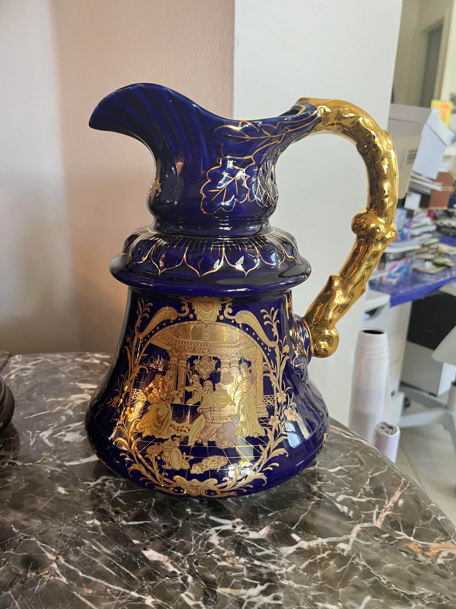 Vintage Limoges Pitcher - 6