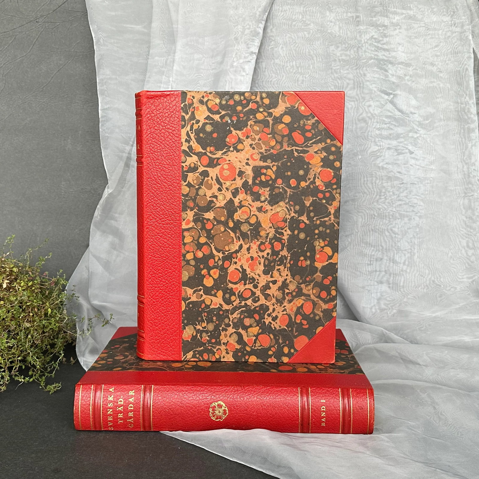 Decorative Swedish Garden Design Book Set of 2 - 2