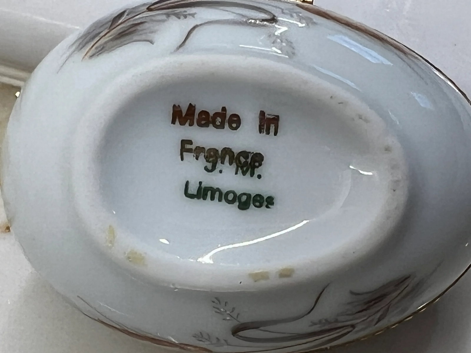 Early 20th Century Limoges Egg Shape Box - 7