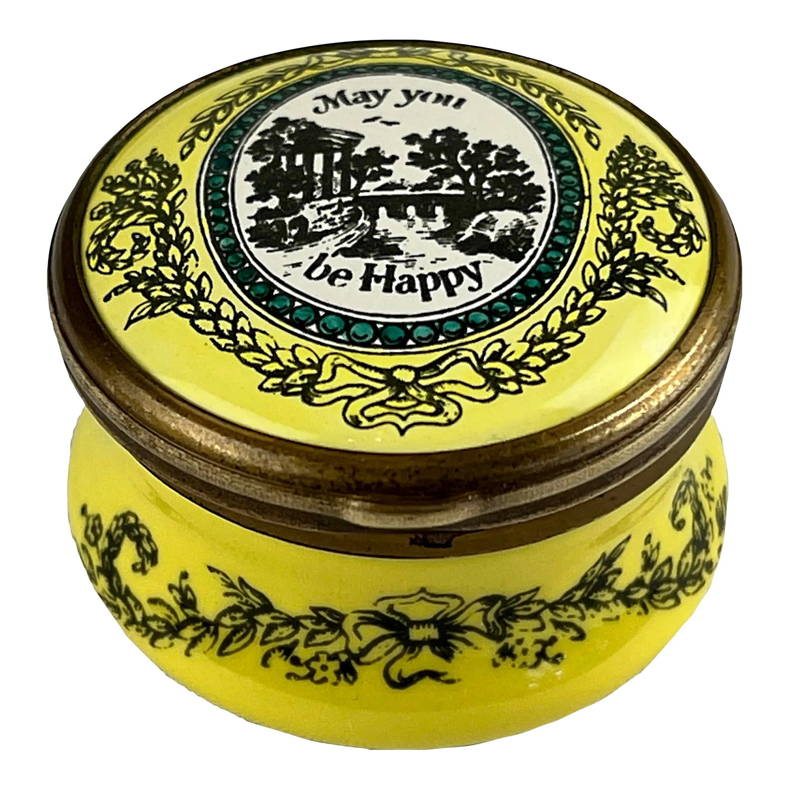 18th Century English Bilston and Battersea Enamel Box (1 of 6)
