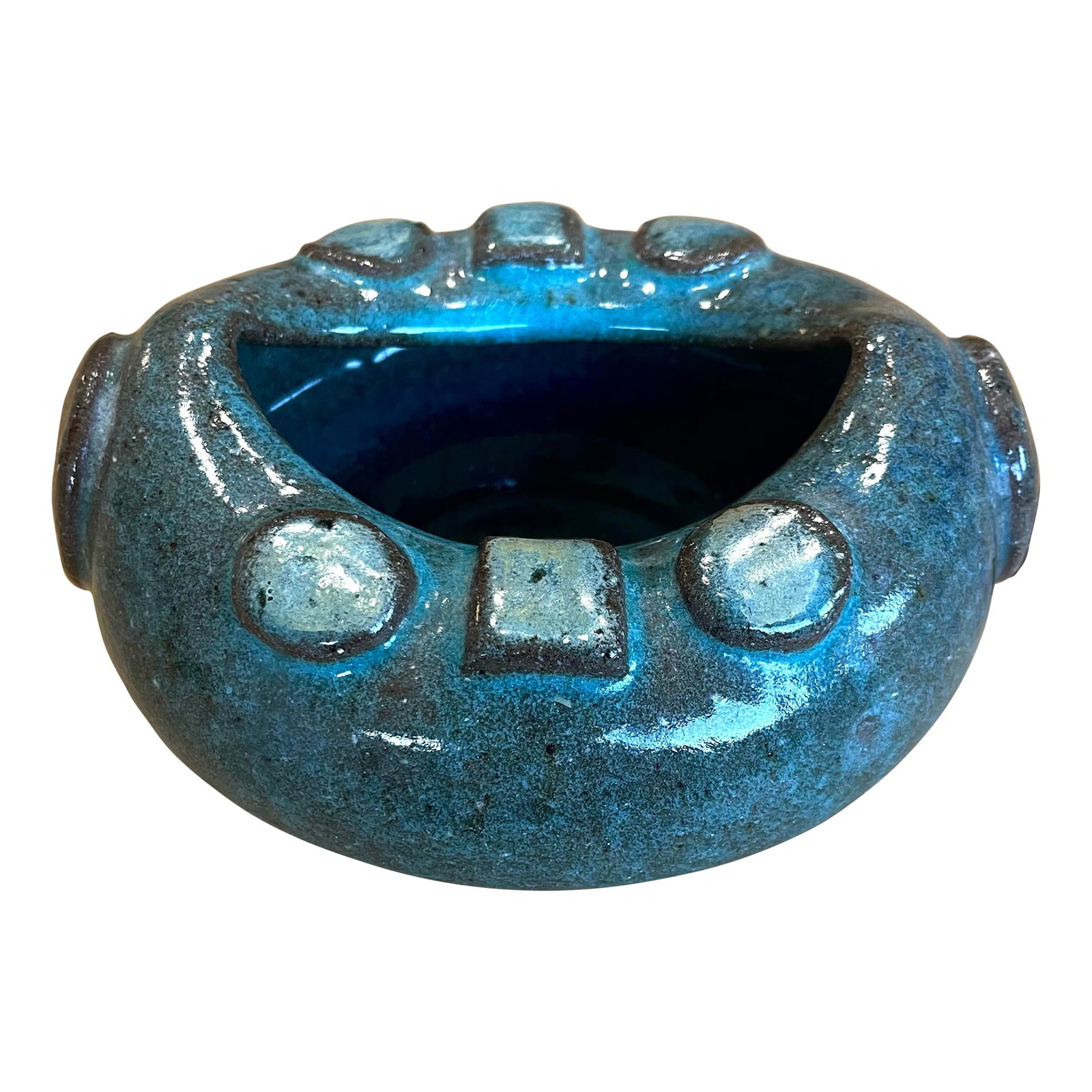 Brutalist Studio Pottery Vessel Ca. 1970 (1 of 6)