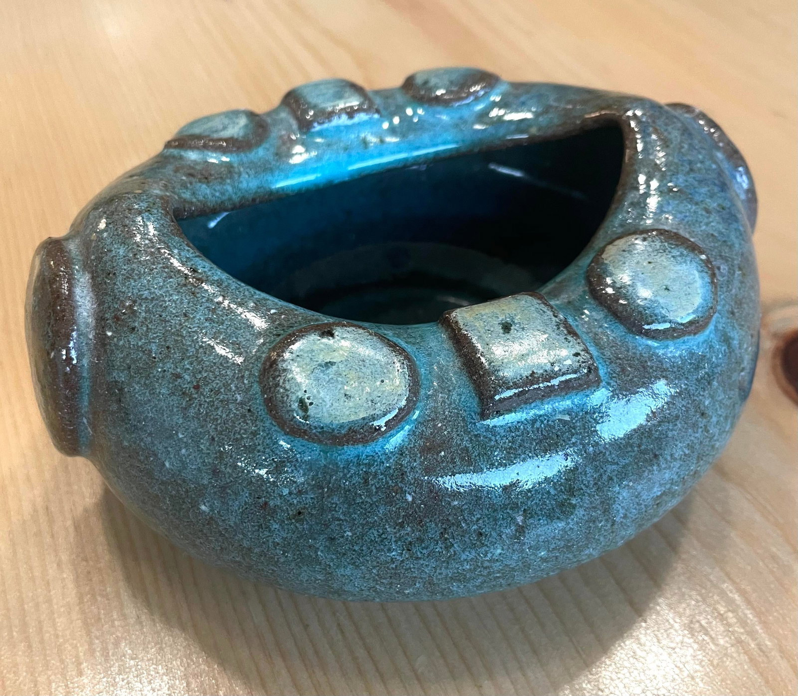 Brutalist Studio Pottery Vessel Ca. 1970 - 3