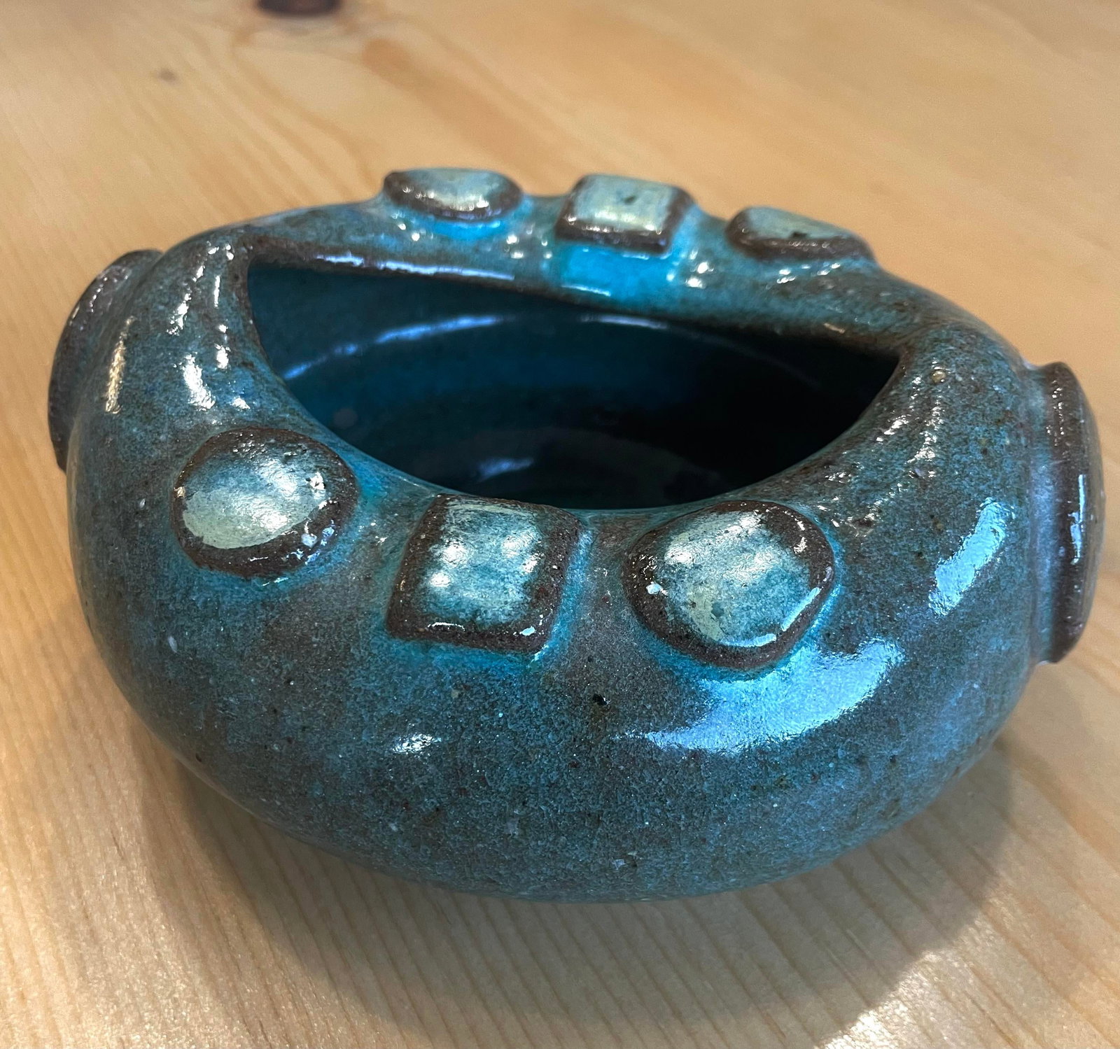 Brutalist Studio Pottery Vessel Ca. 1970 - 4