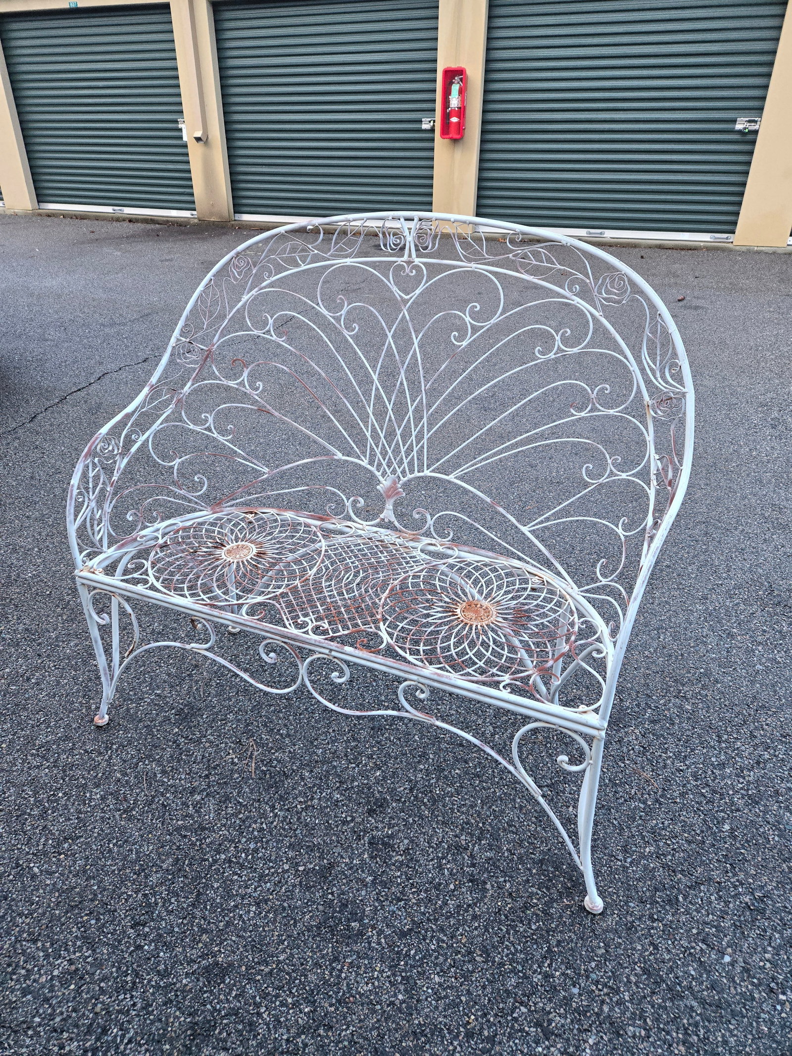 Vintage Salterini Wrought Iron Outdoor Patio Furniture, 3 Pieces - 10