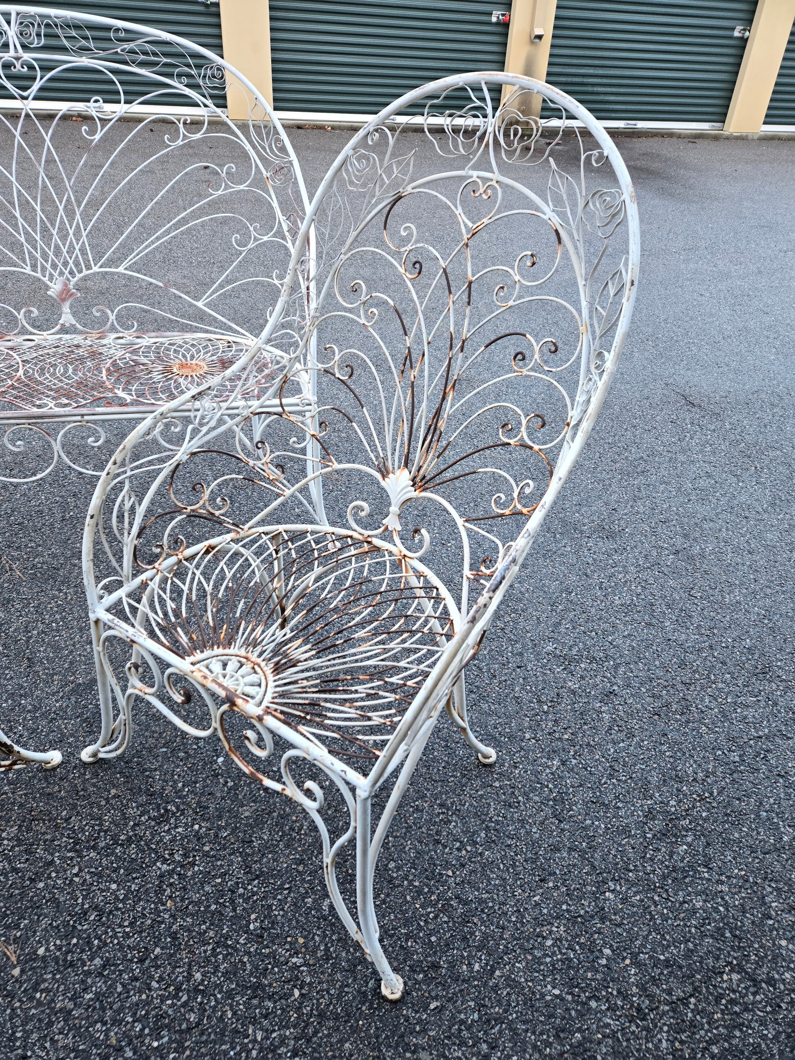 Vintage Salterini Wrought Iron Outdoor Patio Furniture, 3 Pieces - 5