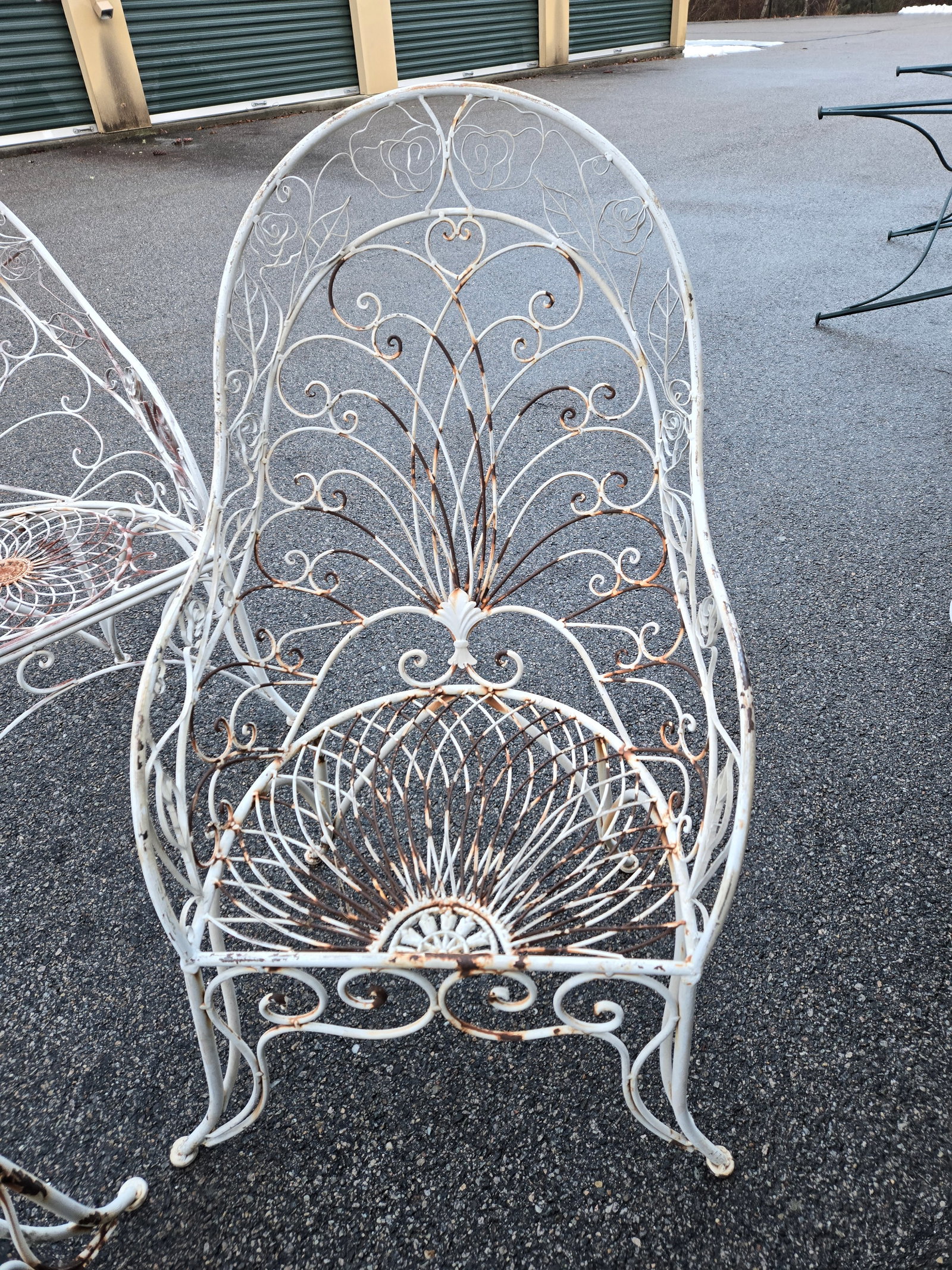 Vintage Salterini Wrought Iron Outdoor Patio Furniture, 3 Pieces - 8