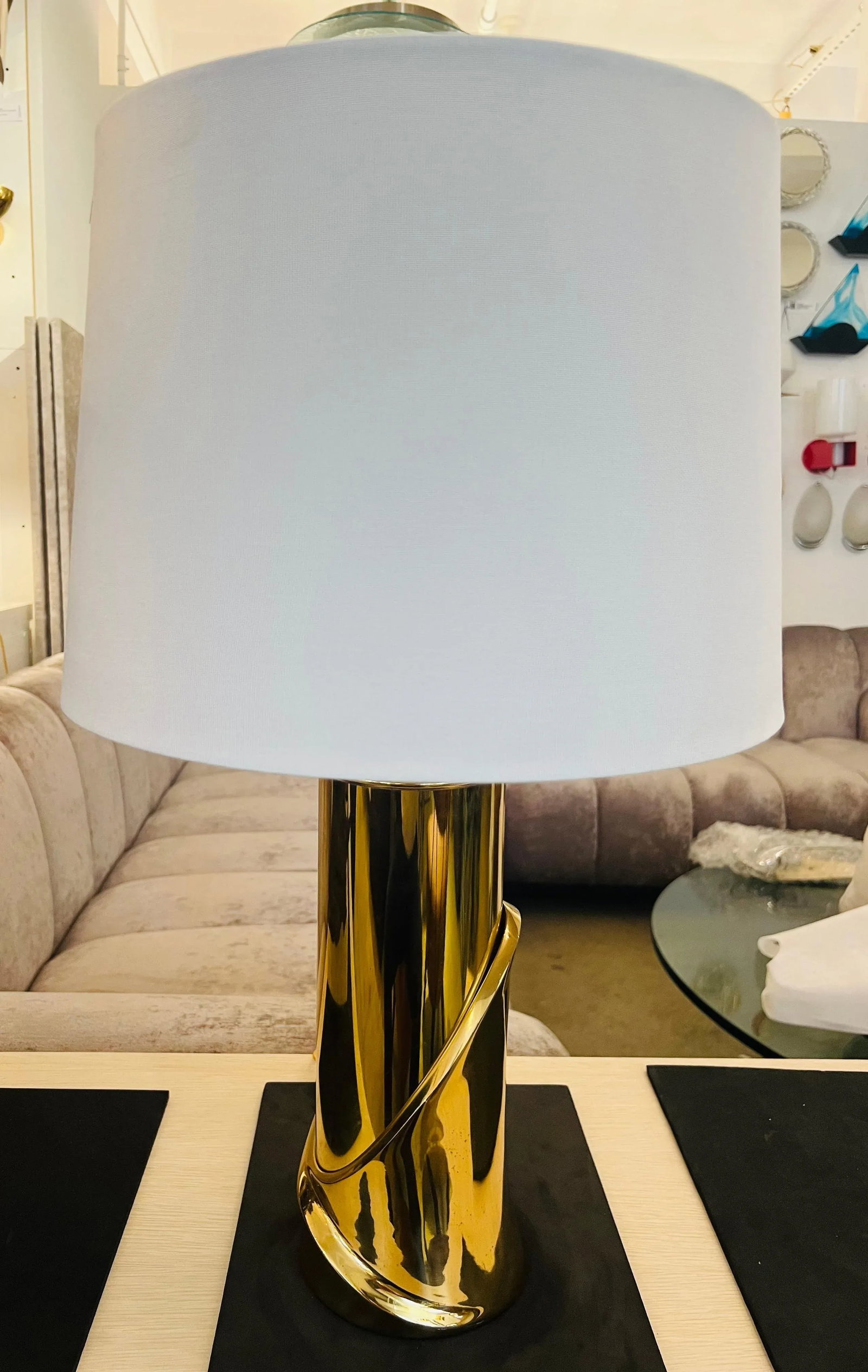 Luciano Frigerio 1970s Sculptural Italian Table Lamp Midcentury - 4