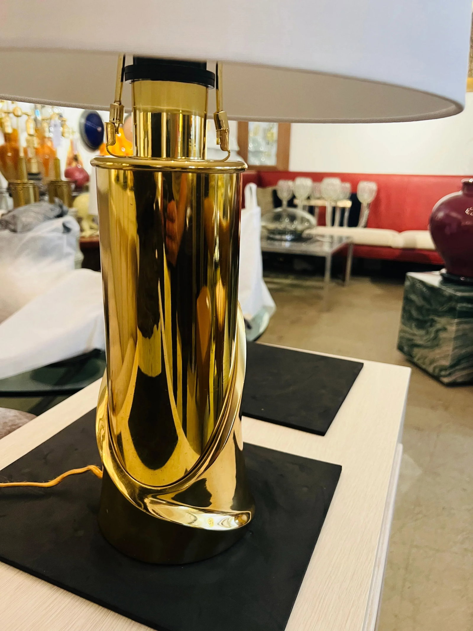 Luciano Frigerio 1970s Sculptural Italian Table Lamp Midcentury - 7