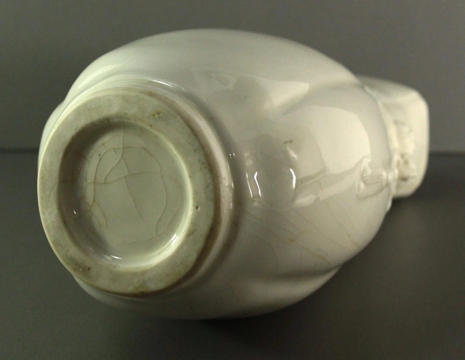 Kangxi (1662 - 1722) Blanc De Chine Dehua Chinese Porcelain Vase With Bats & Charms - 12