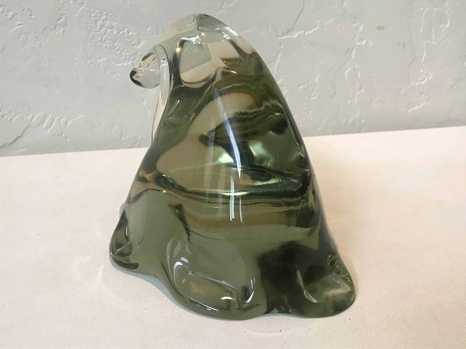 1980s Pino Signoretto Signed Murano Glass Sculpture - 3
