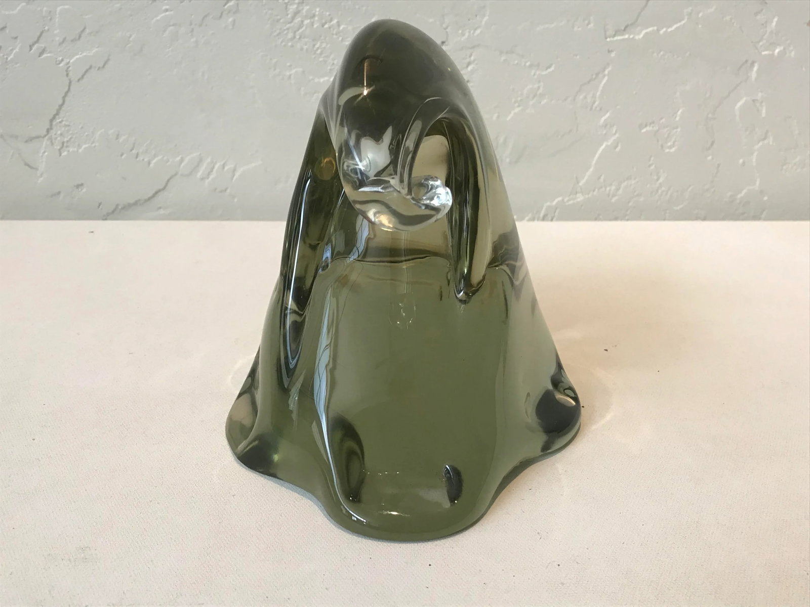 1980s Pino Signoretto Signed Murano Glass Sculpture - 4