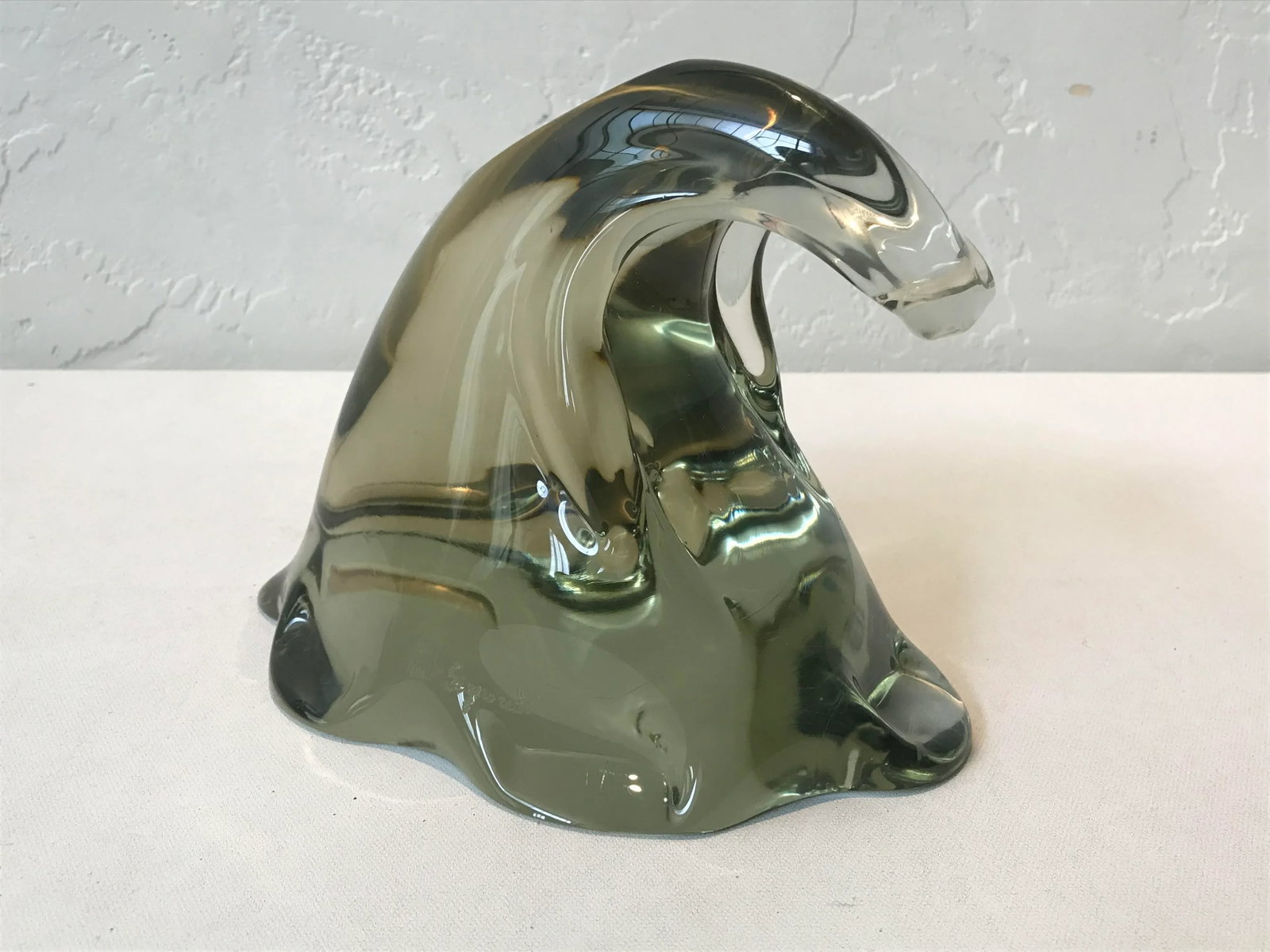 1980s Pino Signoretto Signed Murano Glass Sculpture - 7