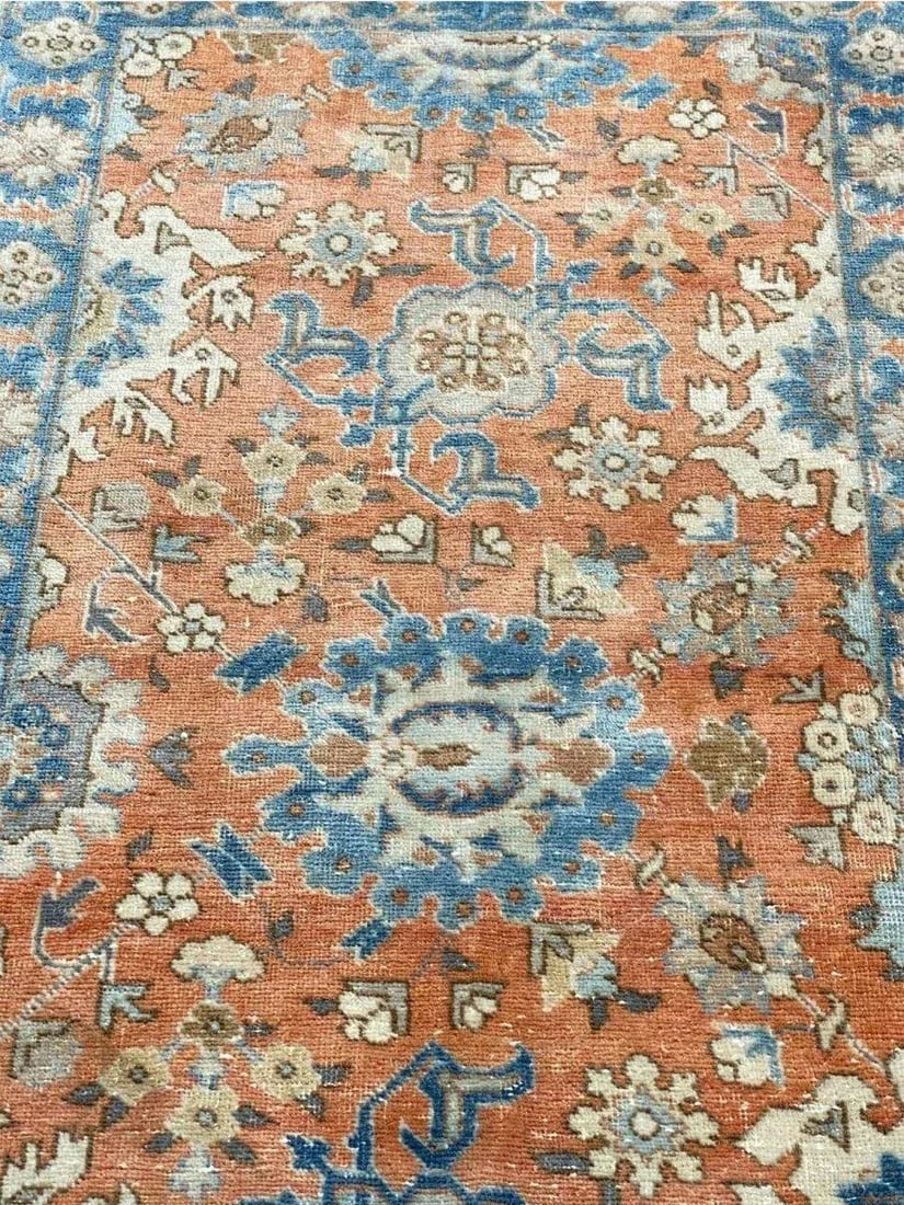 1950s Vintage Old Persian Tabriz Area Rug 3x5 - 2