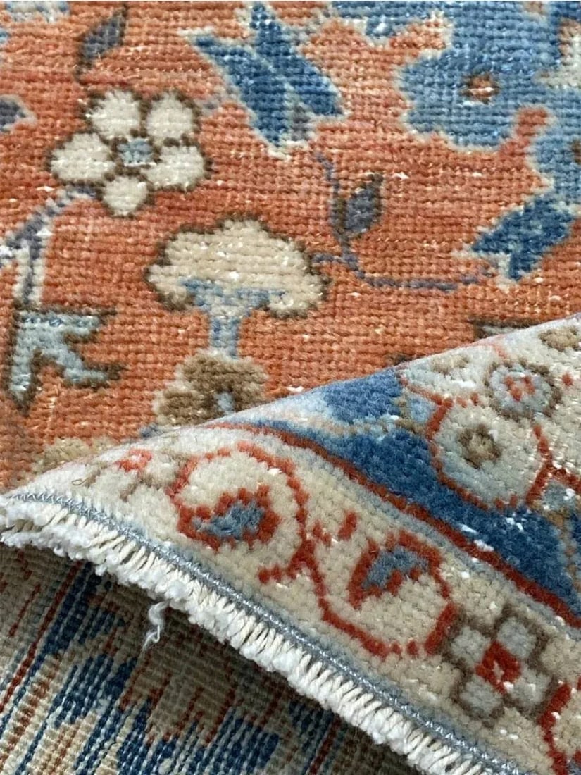 1950s Vintage Old Persian Tabriz Area Rug 3x5 - 3