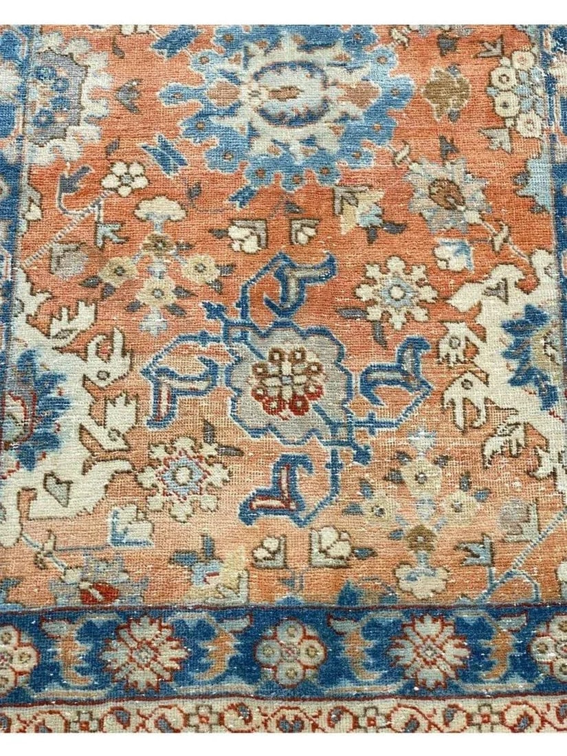 1950s Vintage Old Persian Tabriz Area Rug 3x5 - 4