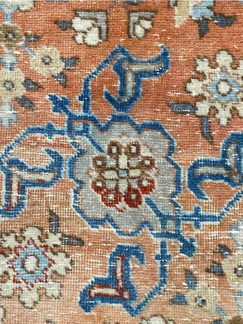1950s Vintage Old Persian Tabriz Area Rug 3x5 - 5