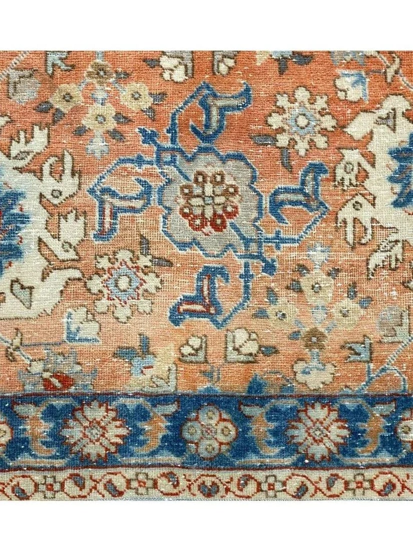 1950s Vintage Old Persian Tabriz Area Rug 3x5 - 6