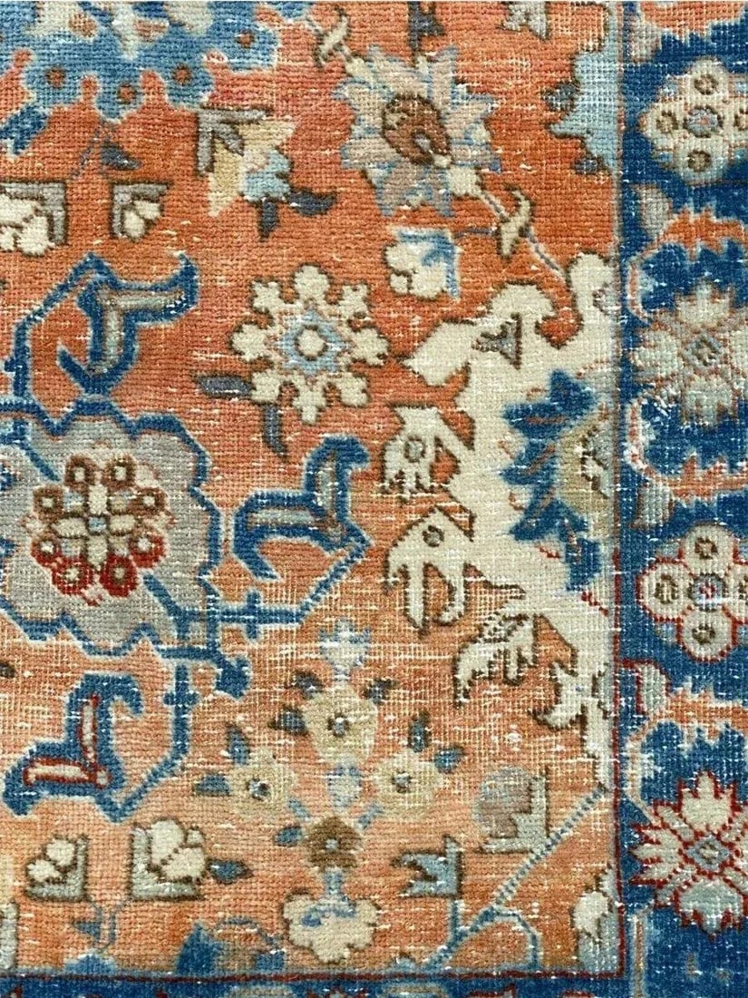 1950s Vintage Old Persian Tabriz Area Rug 3x5 - 7