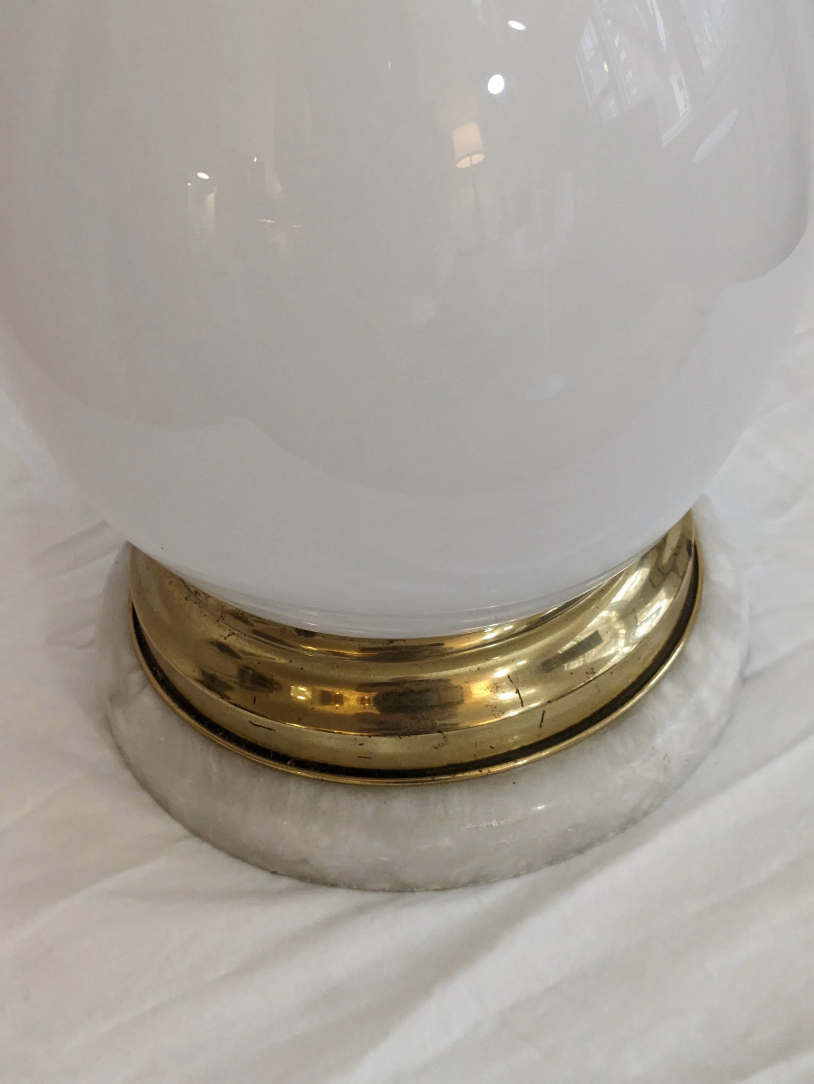 Mid-Century Archimede Leguso Murano Glass Long Neck Lamp - 4