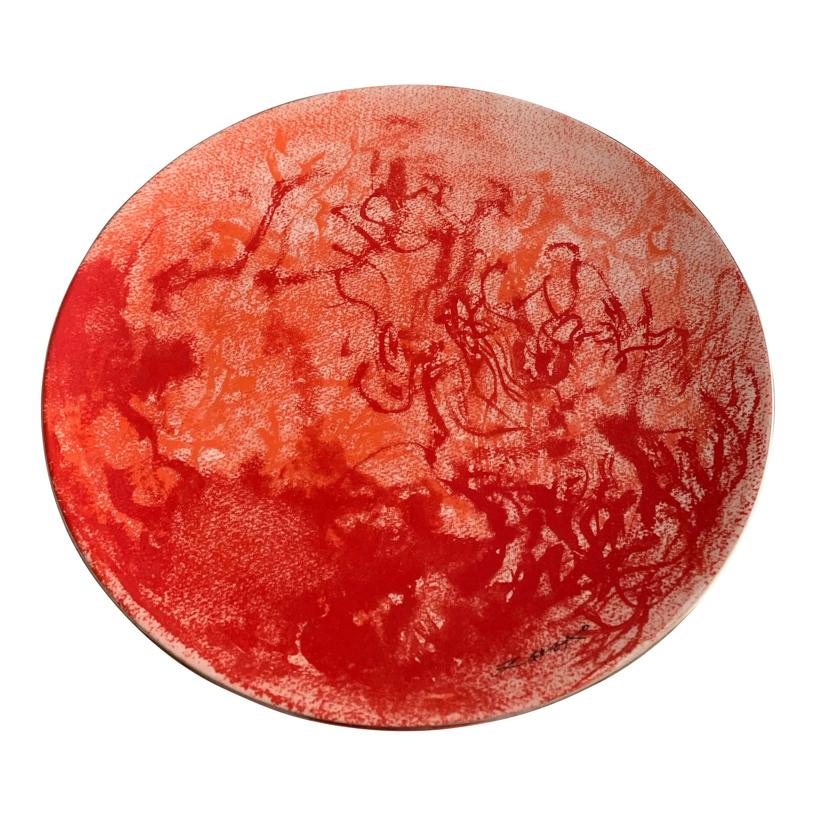 Bernardaud Zao Wau-Ki "Pierre De Feu" Limited Plate Collection (1 of 5)