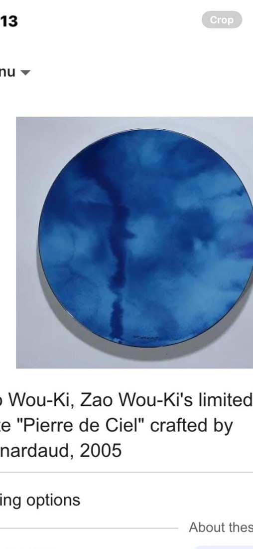 Bernardaud Zao Wau-Ki "Pierre De Feu" Limited Plate Collection - 2