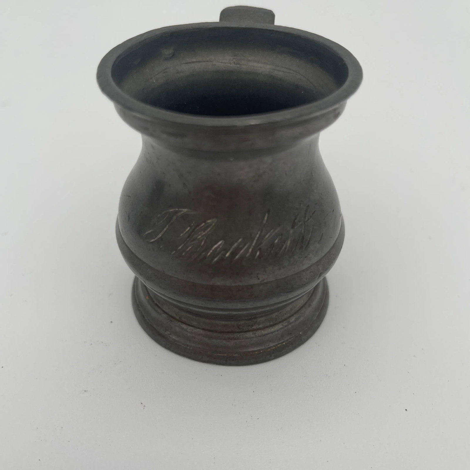 Mid 19th Century Early Pewter Graduated Measures - Set of 3 - 7