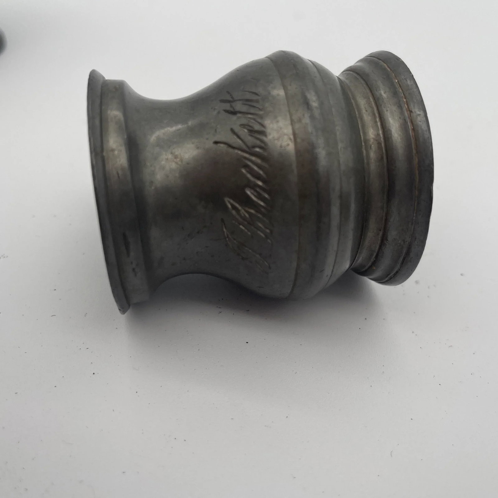 Mid 19th Century Early Pewter Graduated Measures - Set of 3 - 8