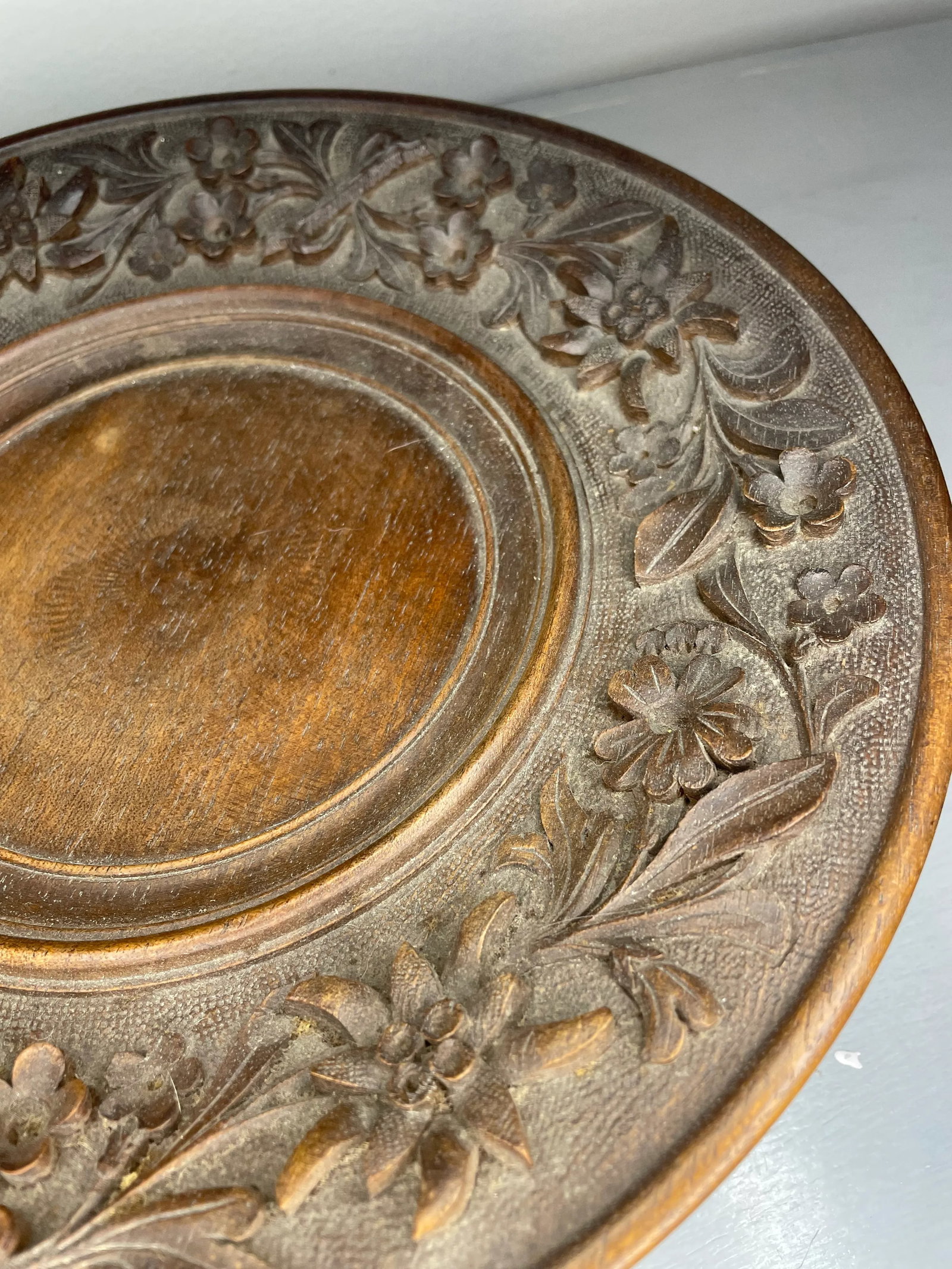 Antique German Black Forest Music Tray - 4