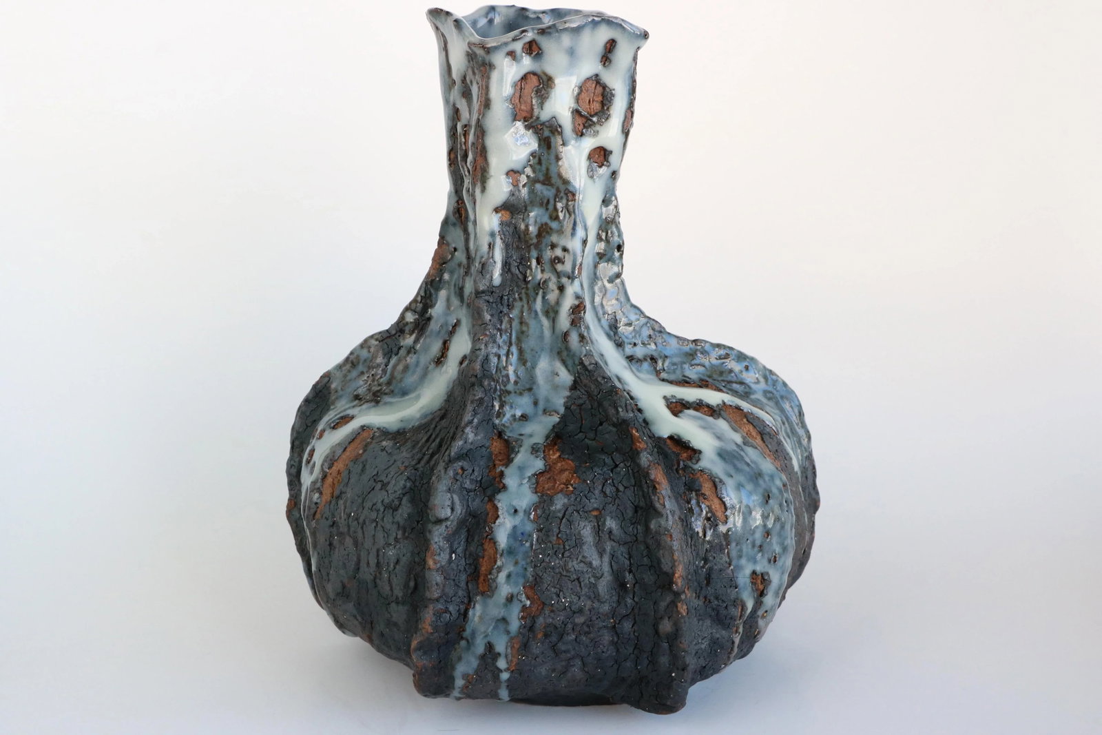 Mid 20th Century Brutalist Style Studio Pottery Vase - 2