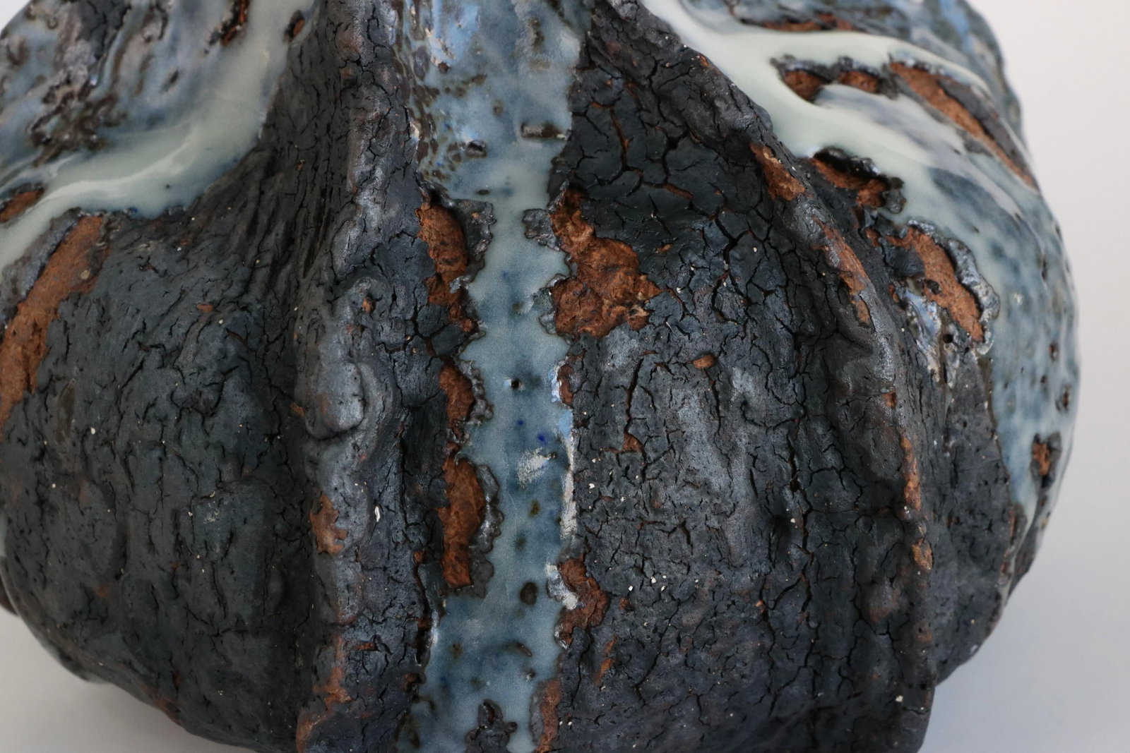 Mid 20th Century Brutalist Style Studio Pottery Vase - 7