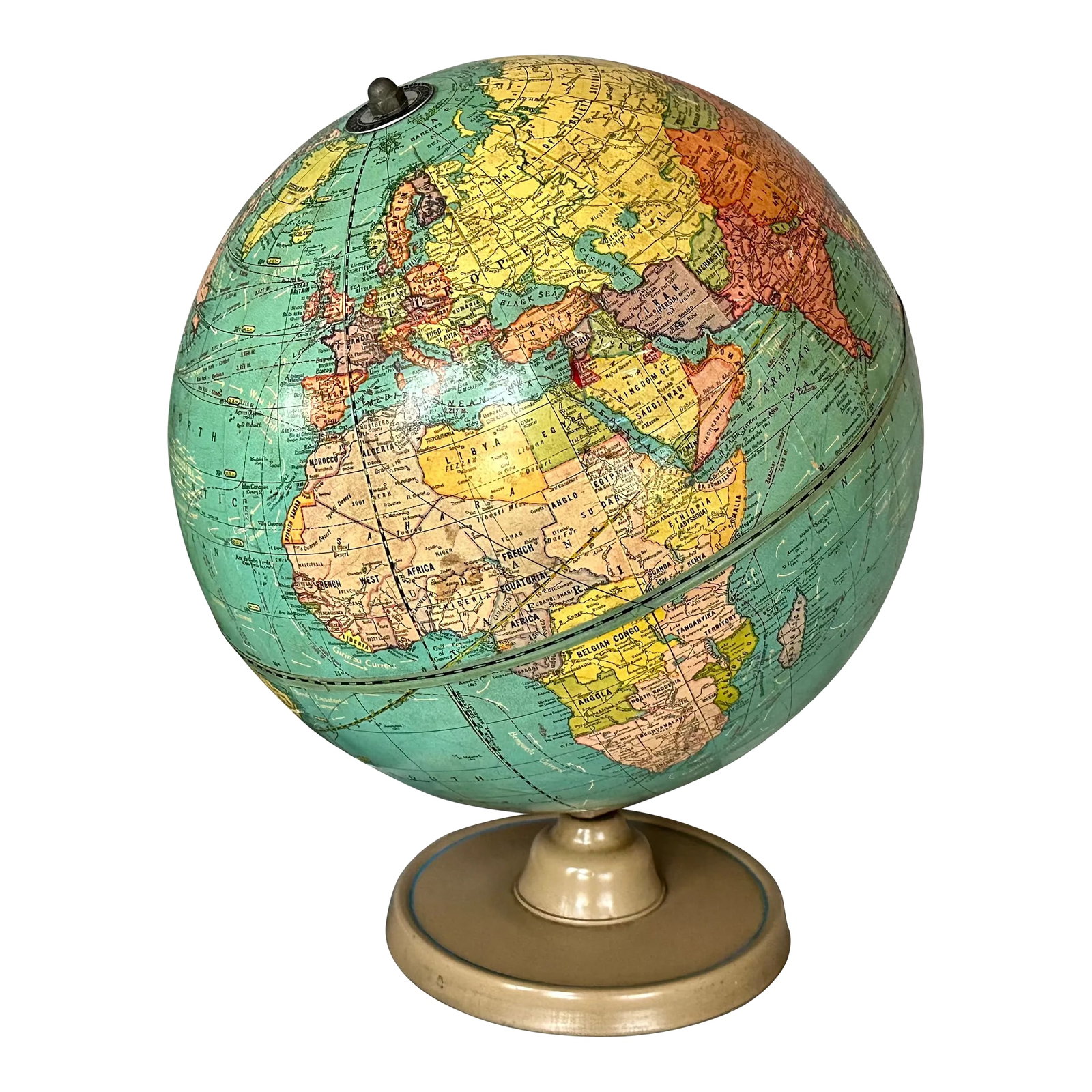 George F Cram Vintage World Globe (1 of 12)