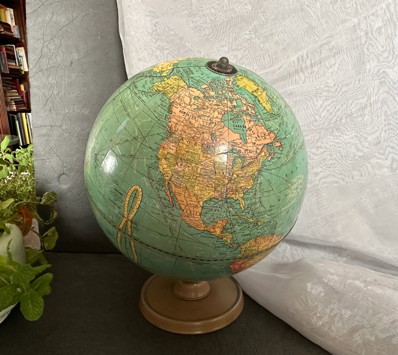 George F Cram Vintage World Globe - 4