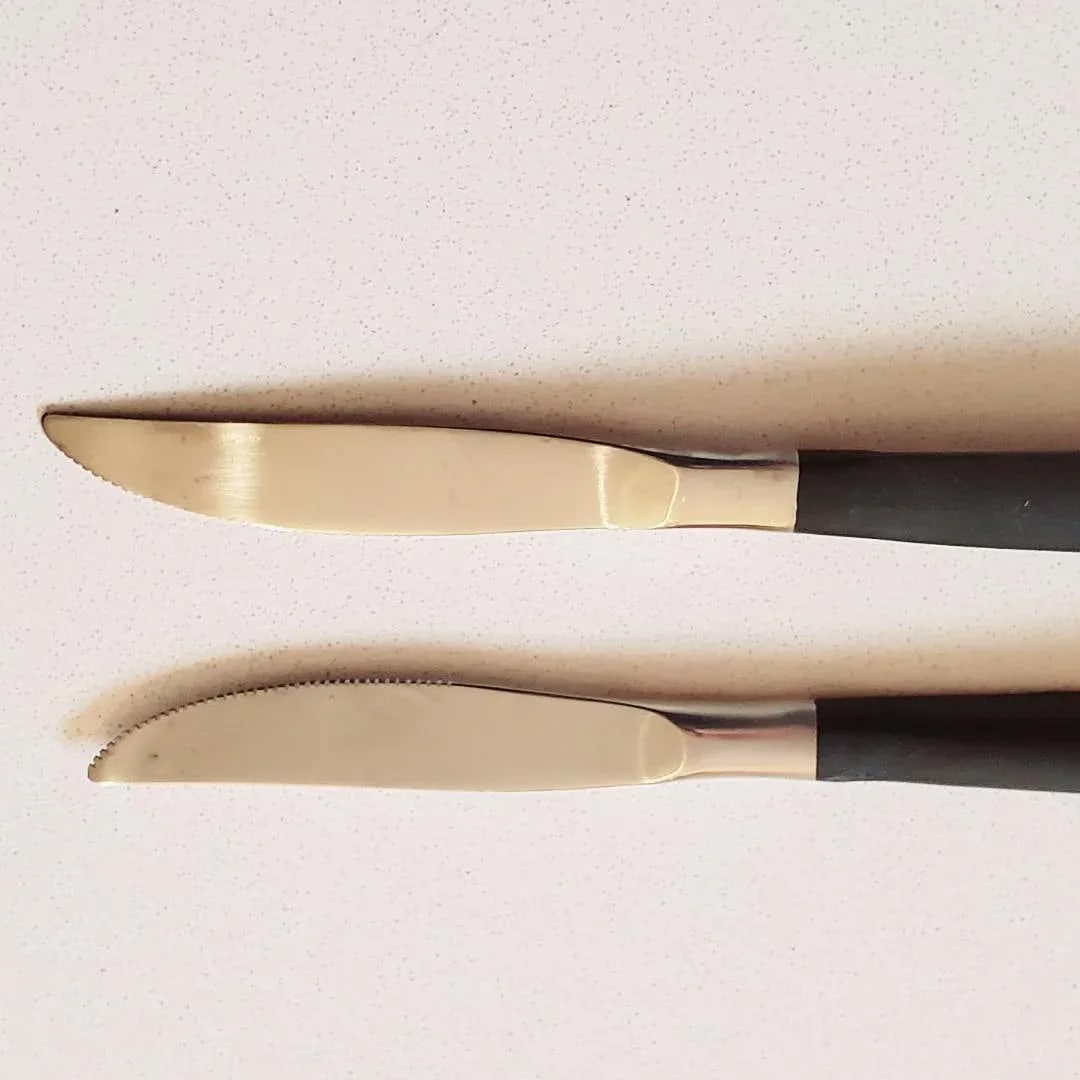 Set of 34 Mid-Century Modern Stainless Brunch Knives - 6