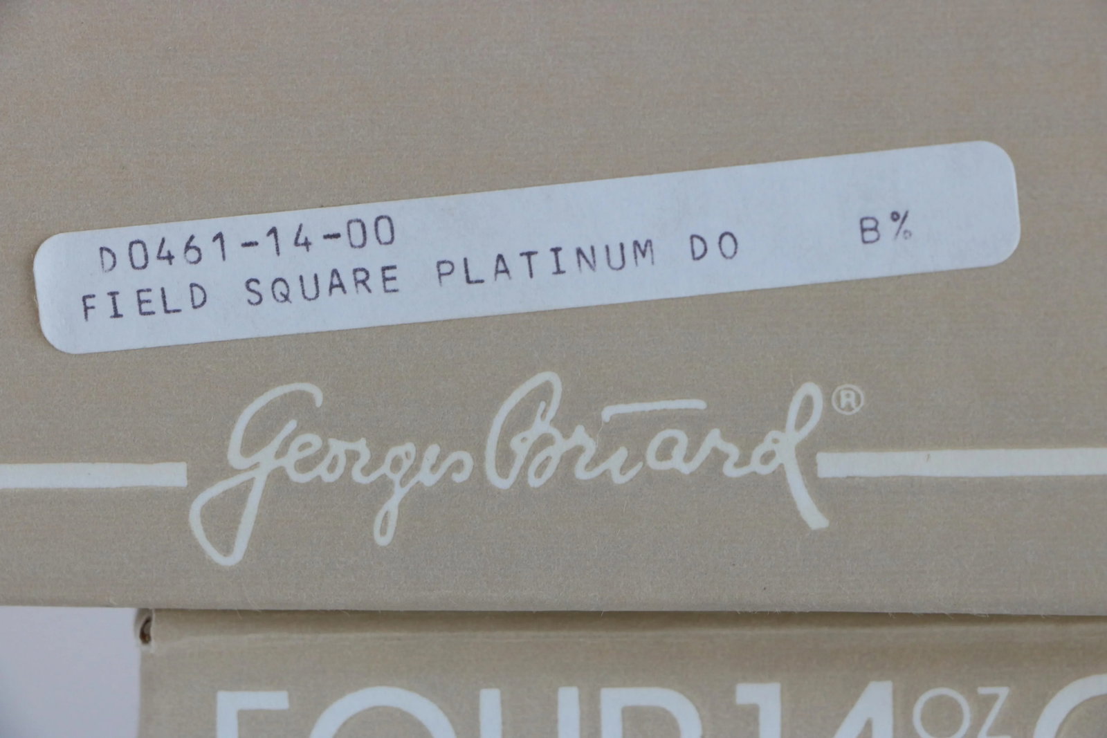 Georges Briard Platinum Windowpane Double Old Fashion Glasses - Set of 8 - 8