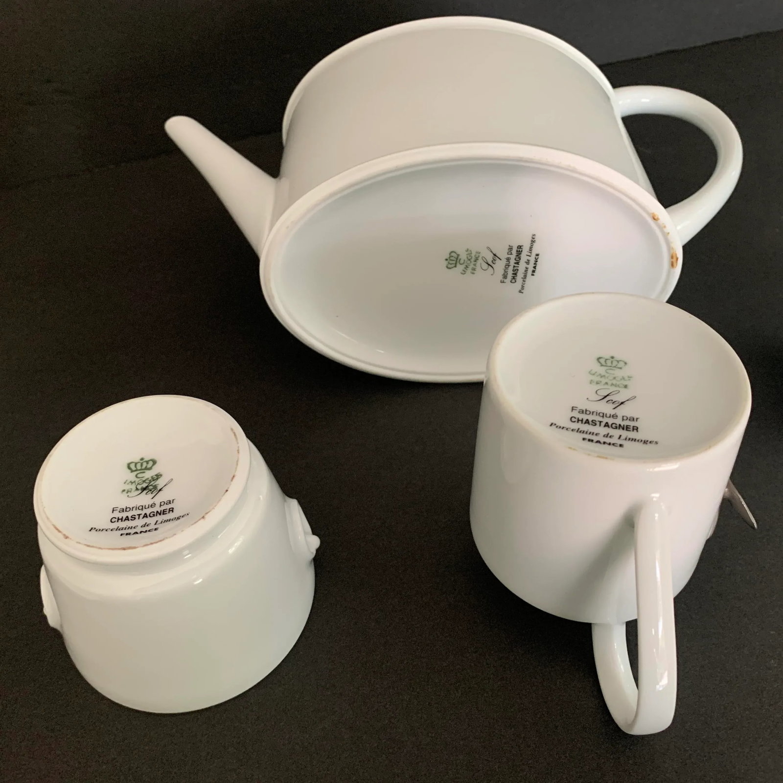 Mid 20th Century Limoges Tea Set- 3 Pieces - 7