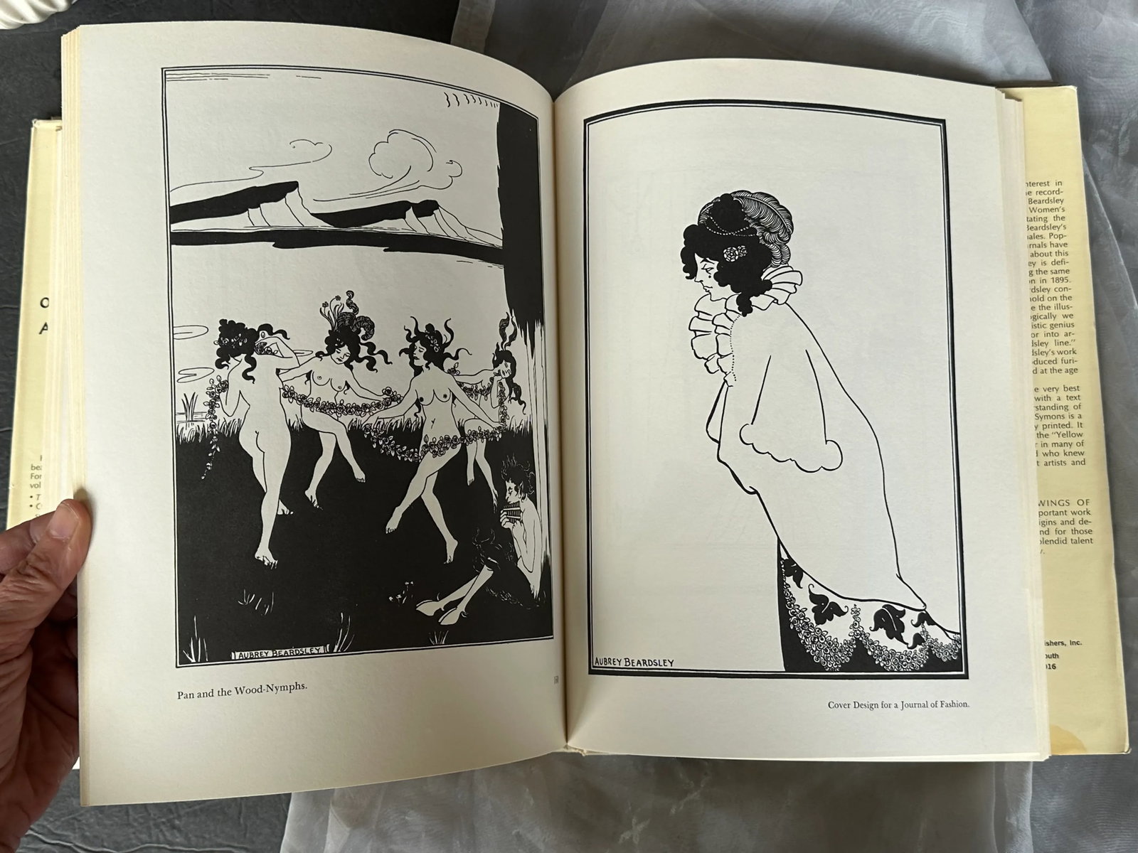 Vintage Collected Drawings of Aubrey Beardsley Art Print Book - 6