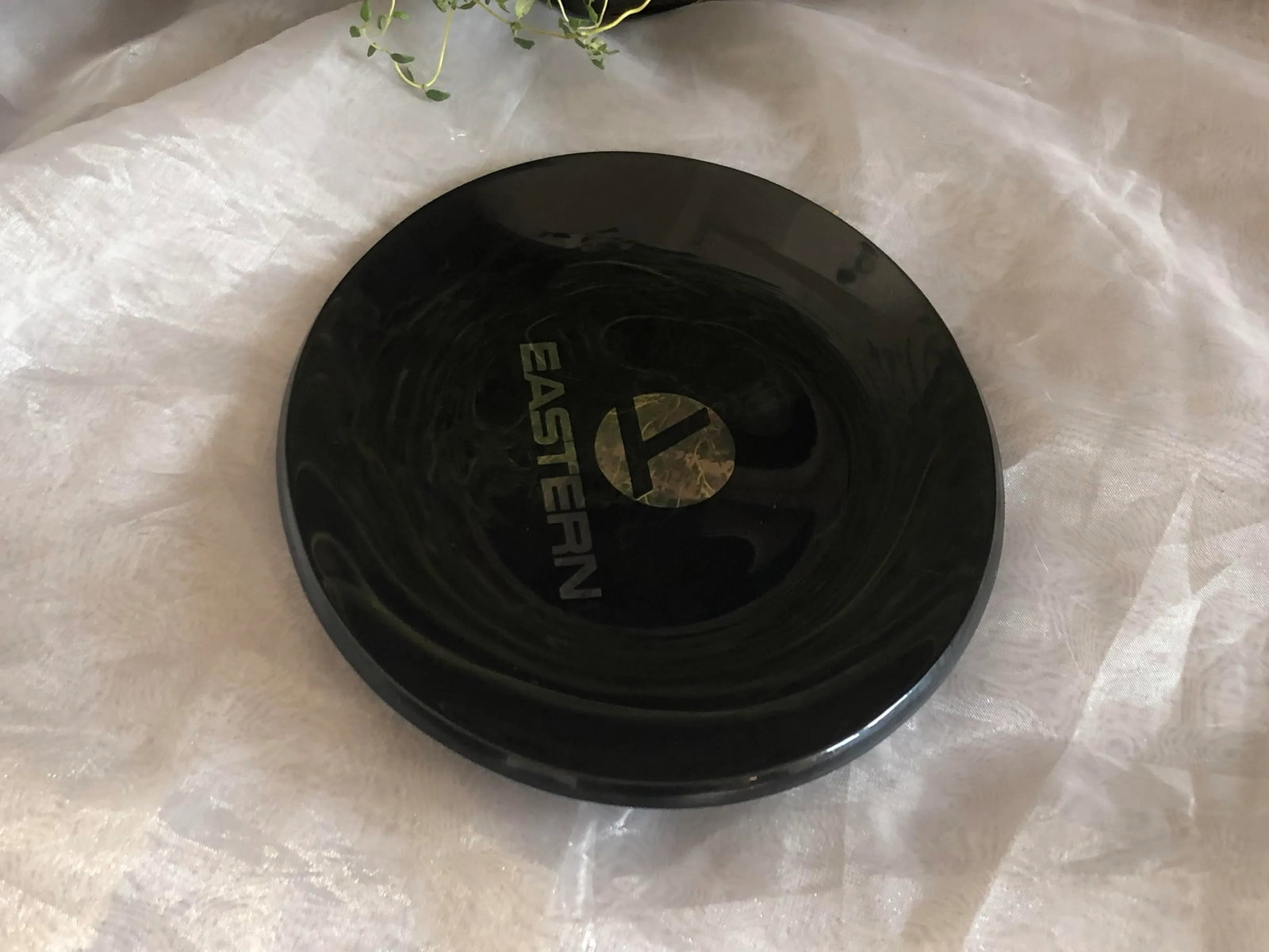 Vintage Eastern Airlines Smoked Glass Tray - 4