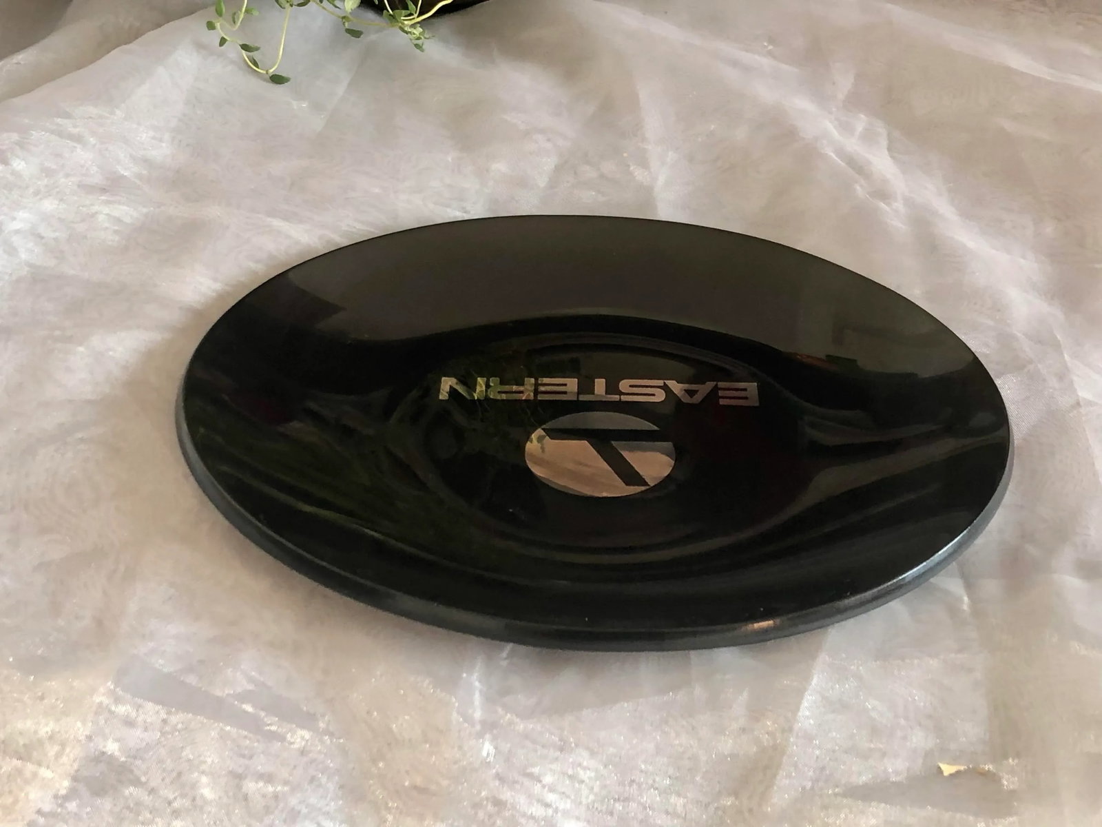 Vintage Eastern Airlines Smoked Glass Tray - 5
