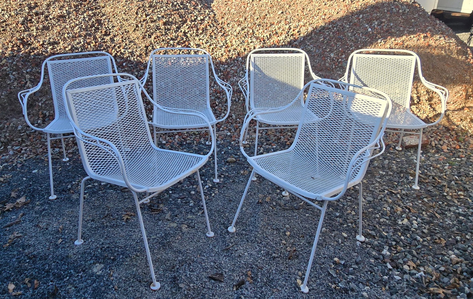 Vintage Woodard Sculptura Style Outdoor Patio Seating, Attributed - 2