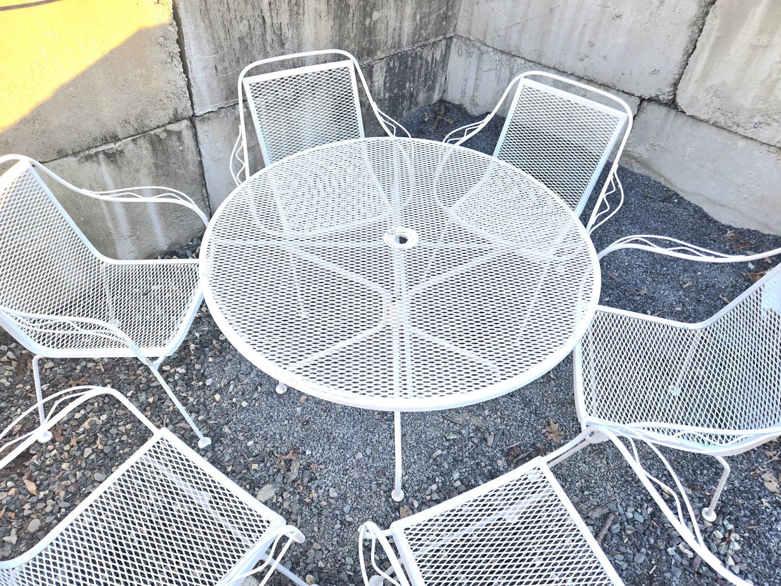 Vintage Woodard Sculptura Style Outdoor Patio Seating, Attributed - 5