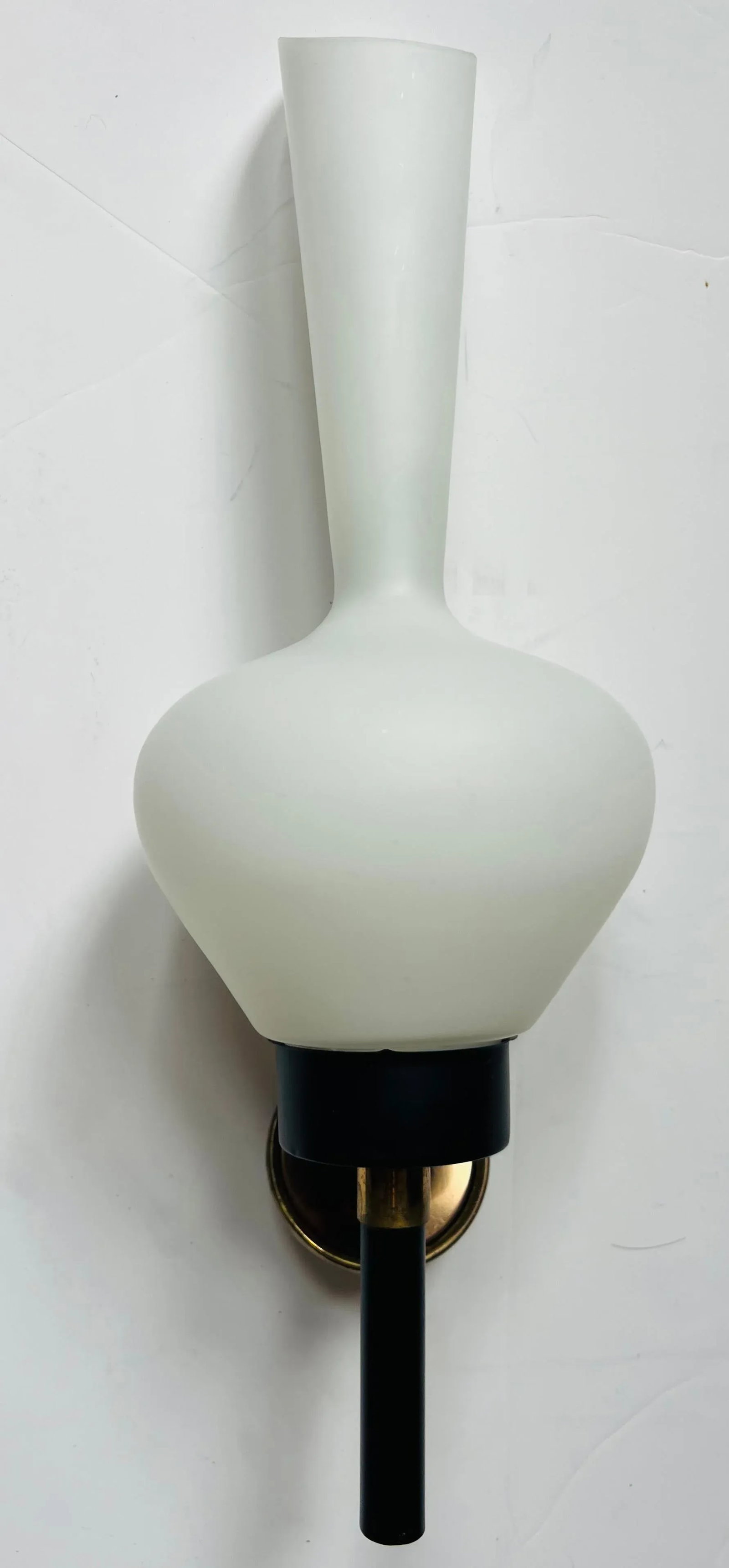 Large Grand French 1950s Mid Century Wall Lamps - A Pair - 7