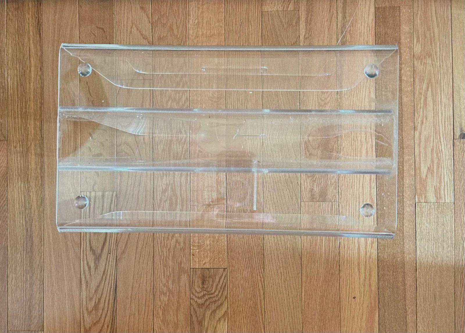Vintage Mid Century Modern Lucite Magazine Rack - 10