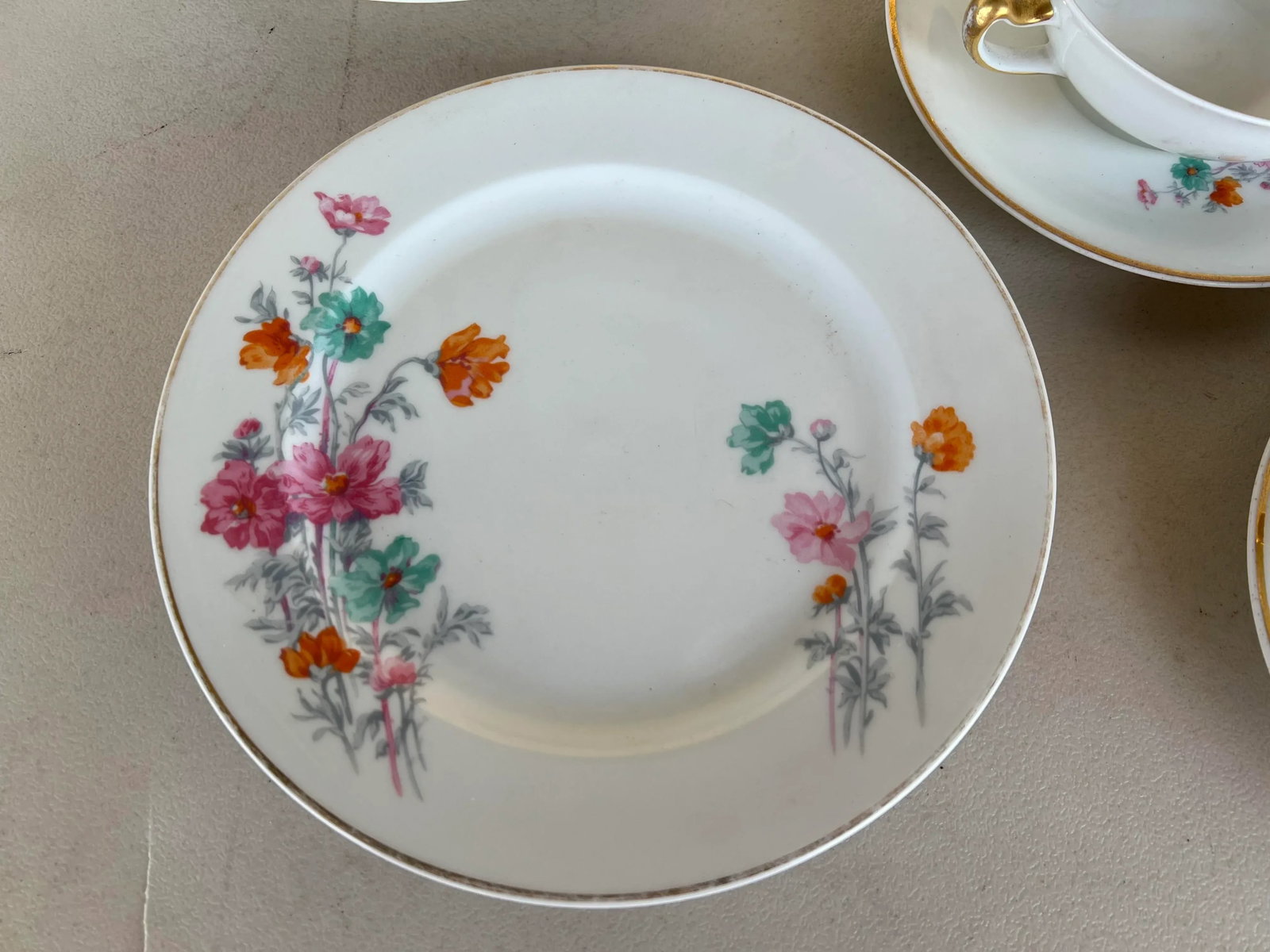 1920s Soup/Bouillon Bowl ,Saucer & Plate Set 24 Pieces - 3